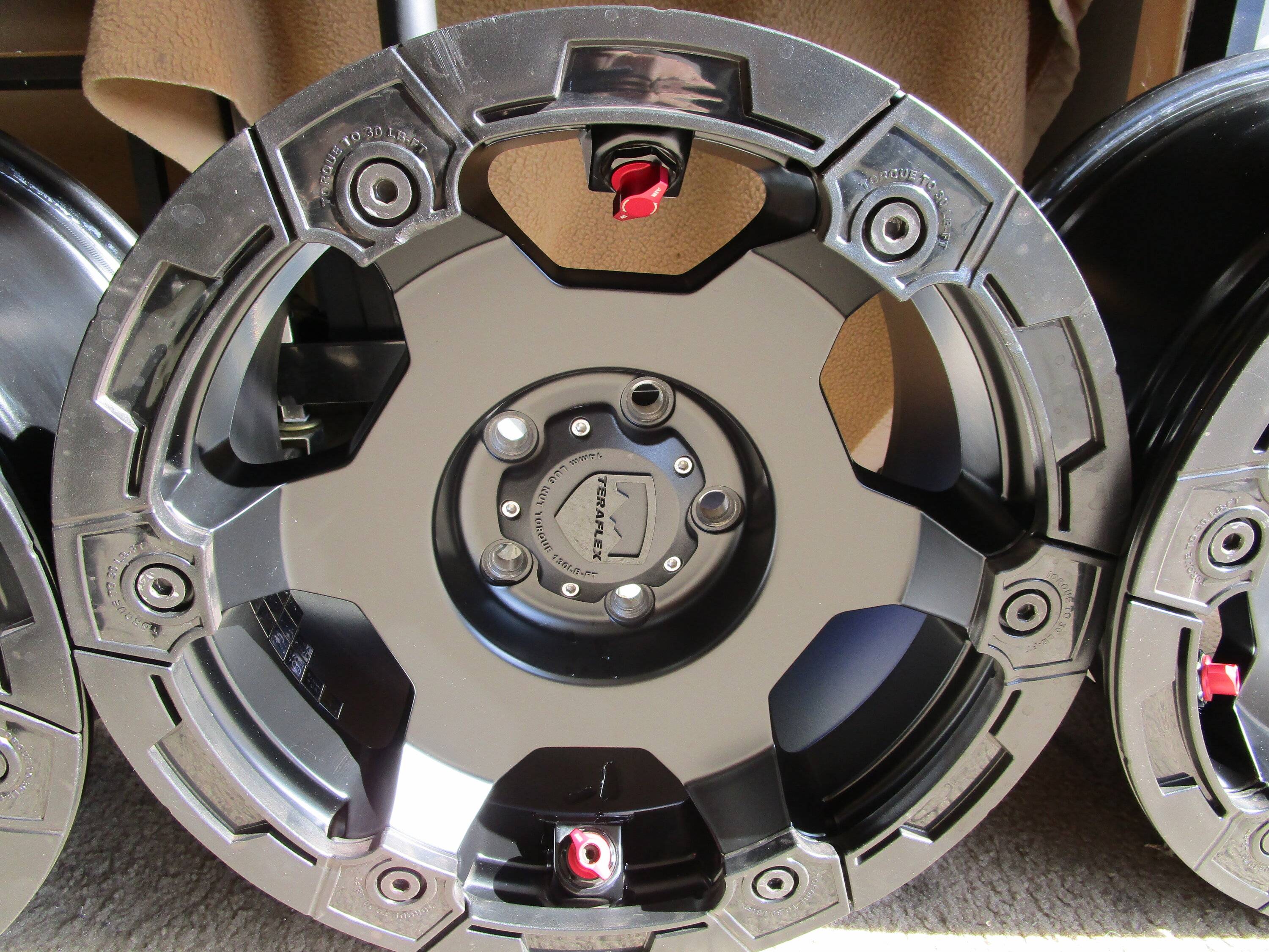 Jeep Gladiator TERAFLEX NOMAD WHEELS SET OF 5 JEEP IMG_1886.JPG