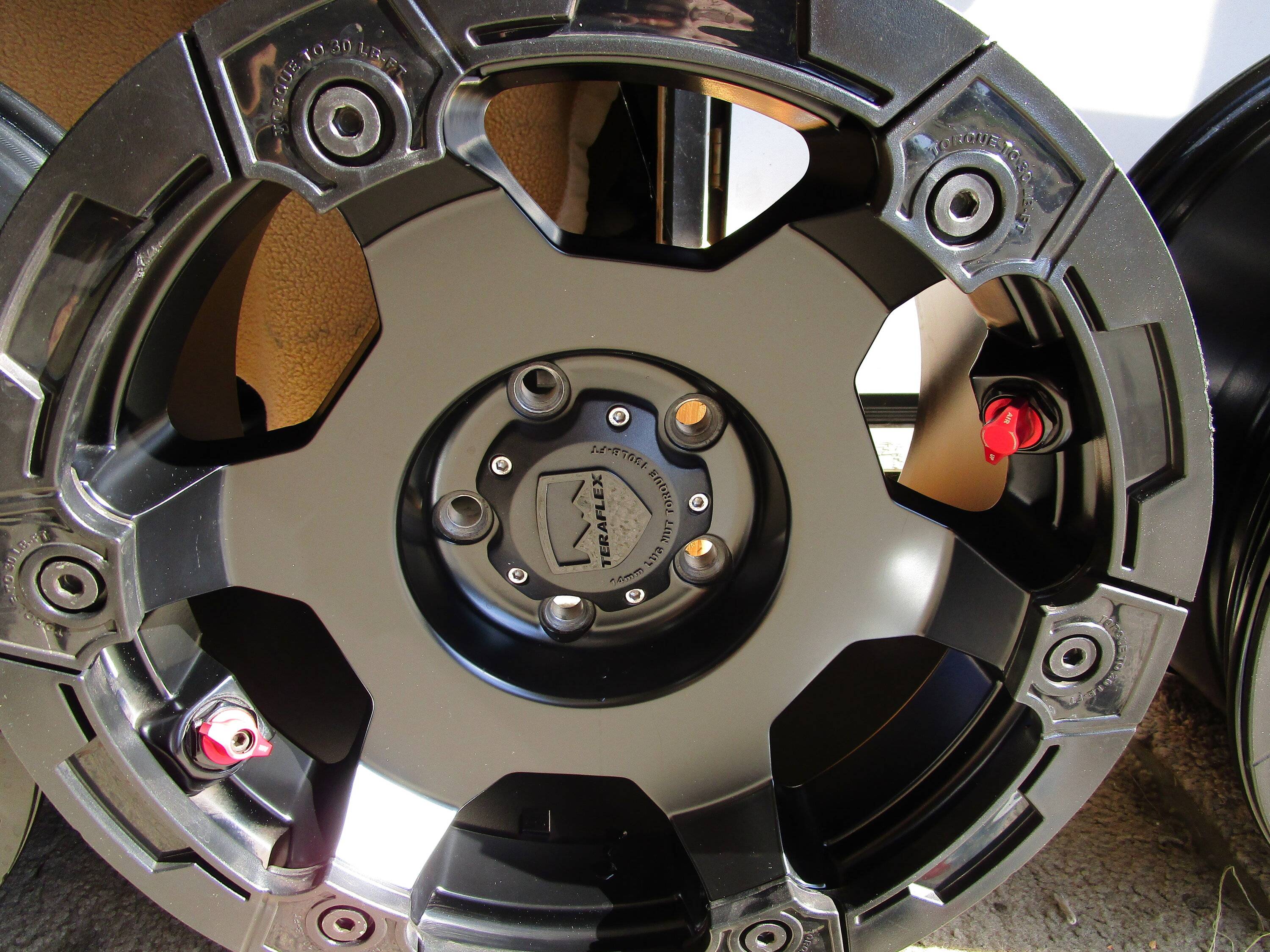 Jeep Gladiator TERAFLEX NOMAD WHEELS SET OF 5 JEEP IMG_1887.JPG
