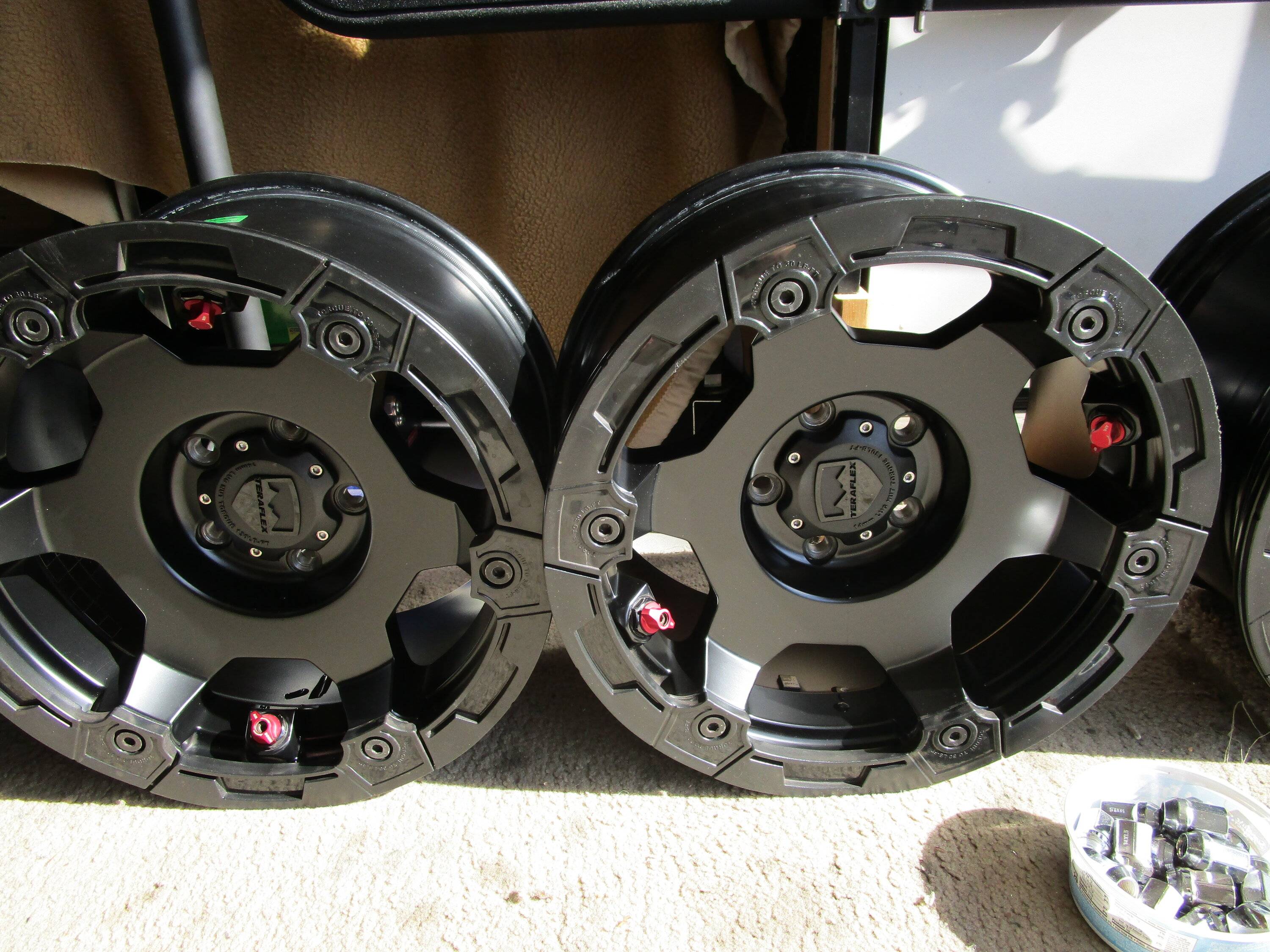 Jeep Gladiator TERAFLEX NOMAD WHEELS SET OF 5 JEEP IMG_1883.JPG