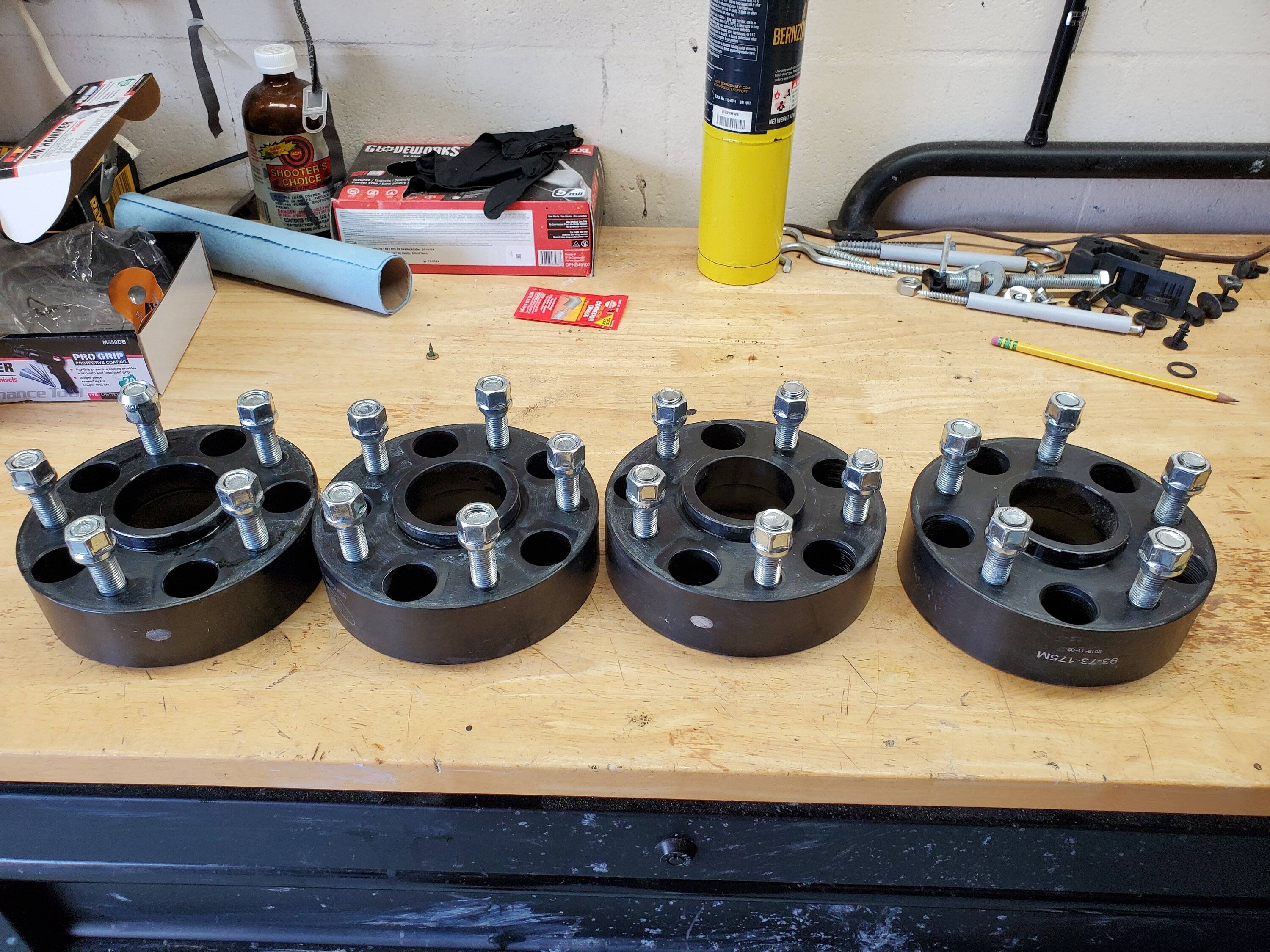 Jeep Gladiator G2 Wheel Spacers - hub centric Size 93-73-175M - $125.00 20231111_111829