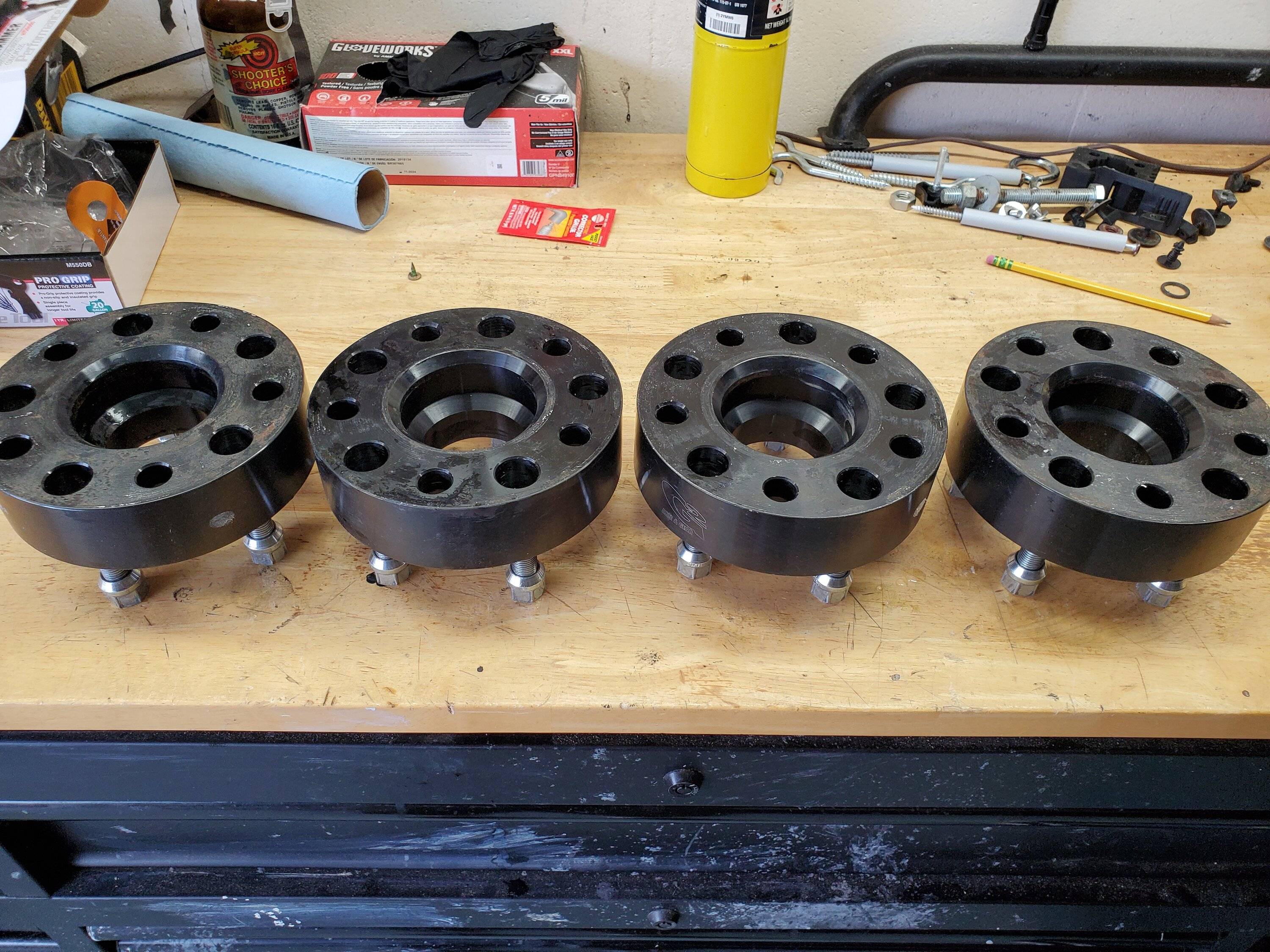 Jeep Gladiator G2 Wheel Spacers - hub centric Size 93-73-175M - $125.00 20231111_111906
