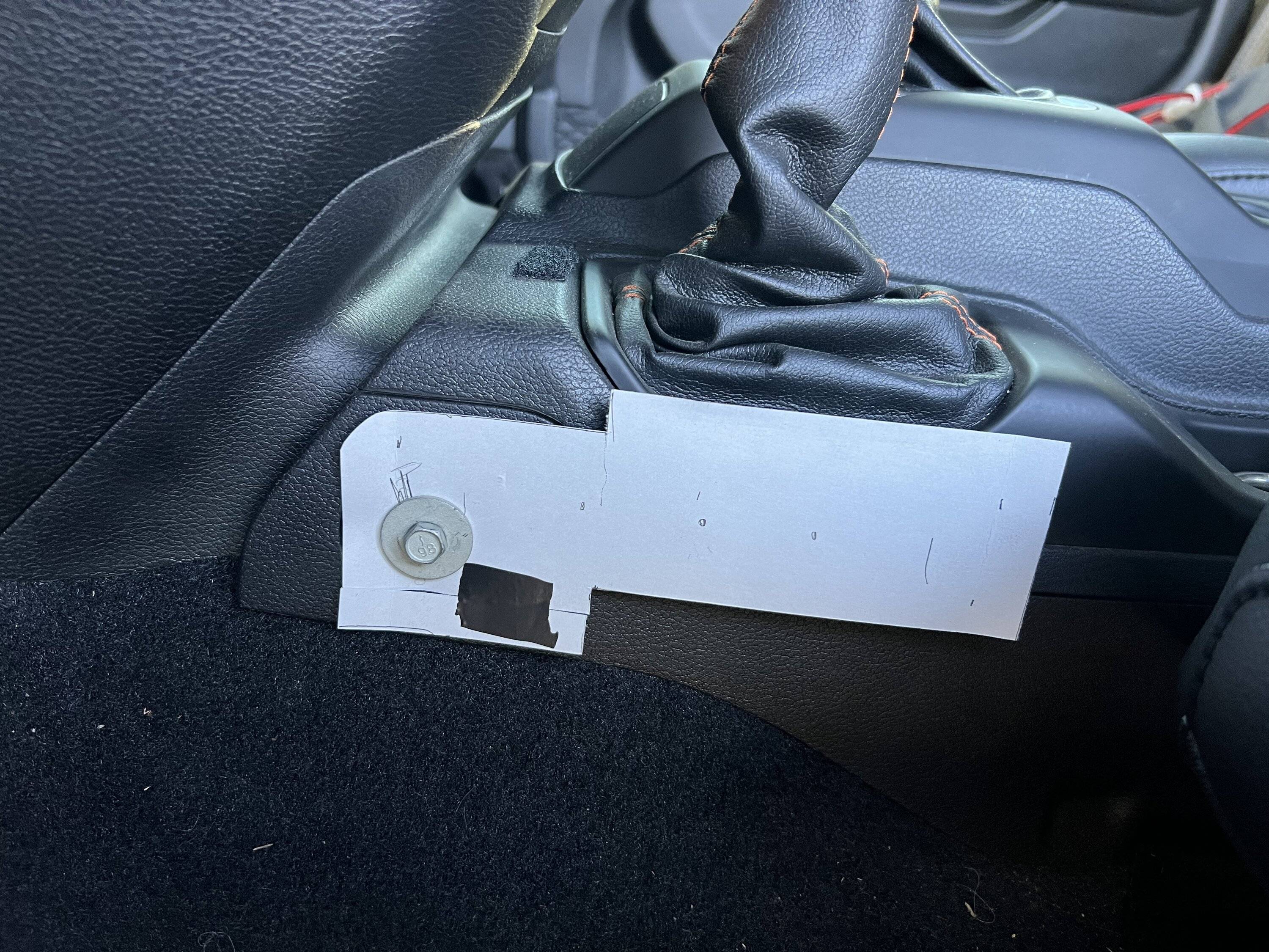 Jeep Gladiator DIY Midland radio mount IMG_6003