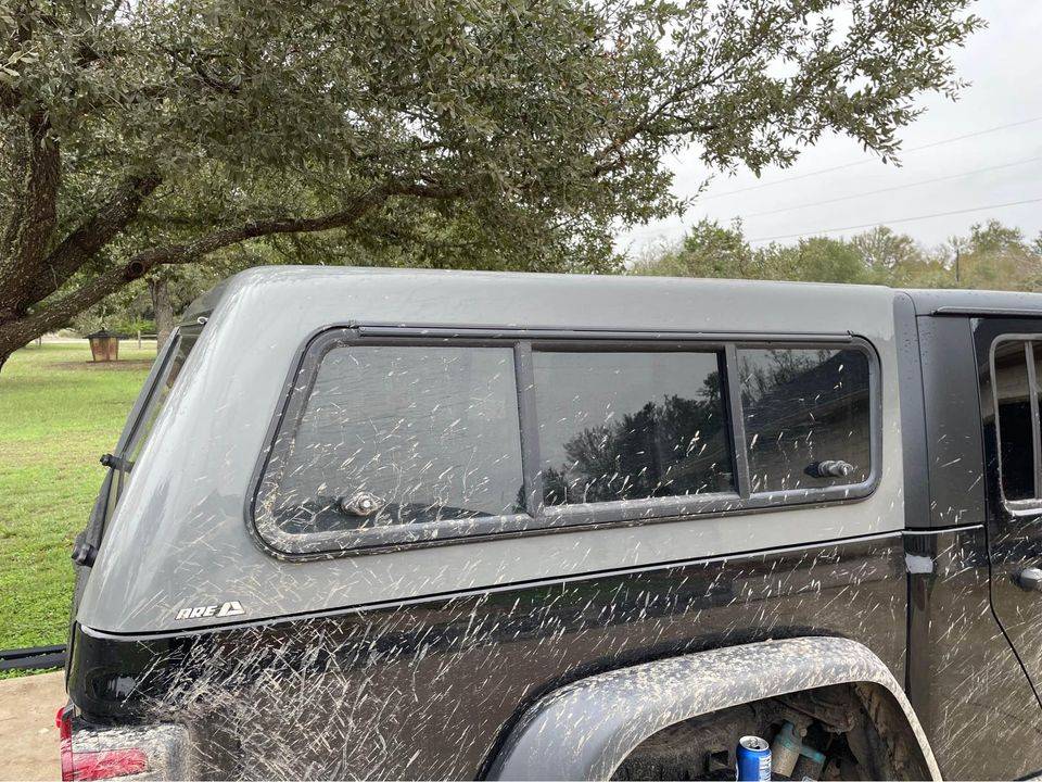 Jeep Gladiator ARE Camper Top - Sting Gray with Windoors 392600820_6900812089980433_2081829626929595803_n