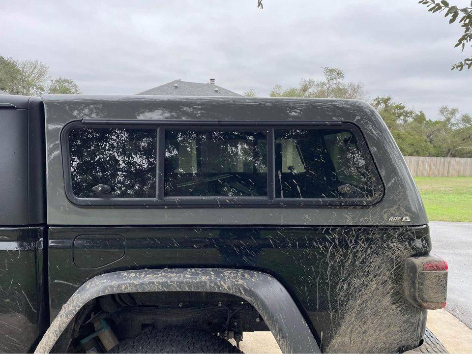 Jeep Gladiator ARE Camper Top - Sting Gray with Windoors 400552359_24034200956227266_7173413611592091665_n