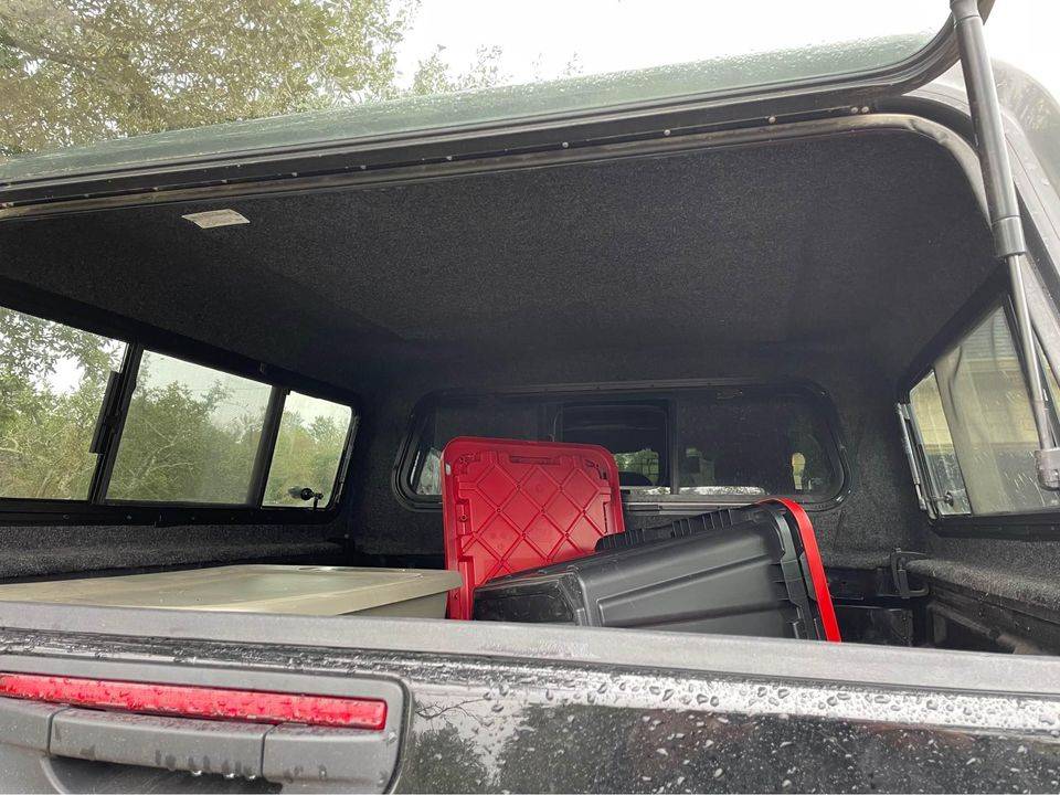 Jeep Gladiator ARE Camper Top - Sting Gray with Windoors 399395221_6144487422321231_5869324842337209293_n