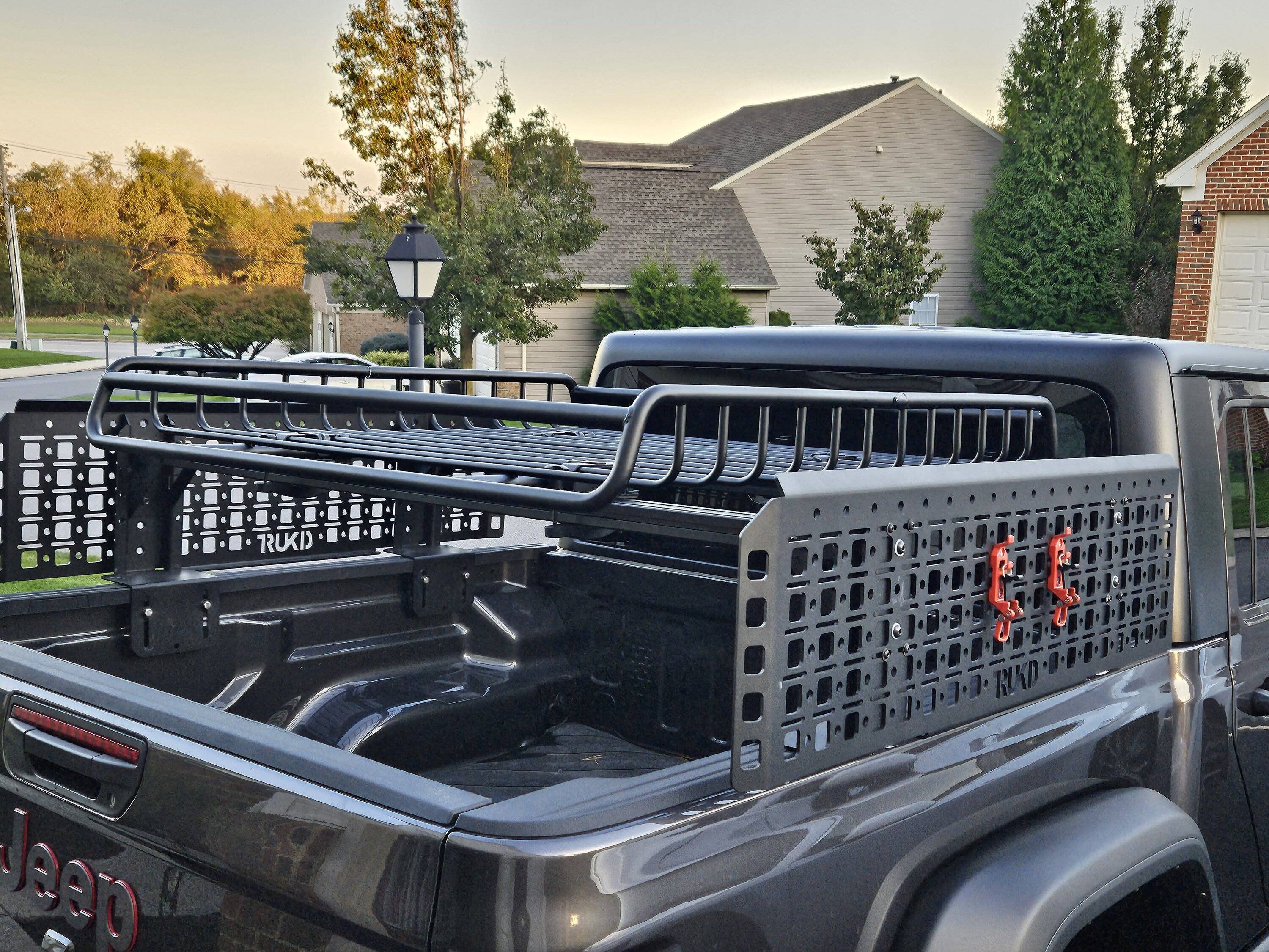 Jeep Gladiator bed rack similar to EVO mid height 20231010_181428