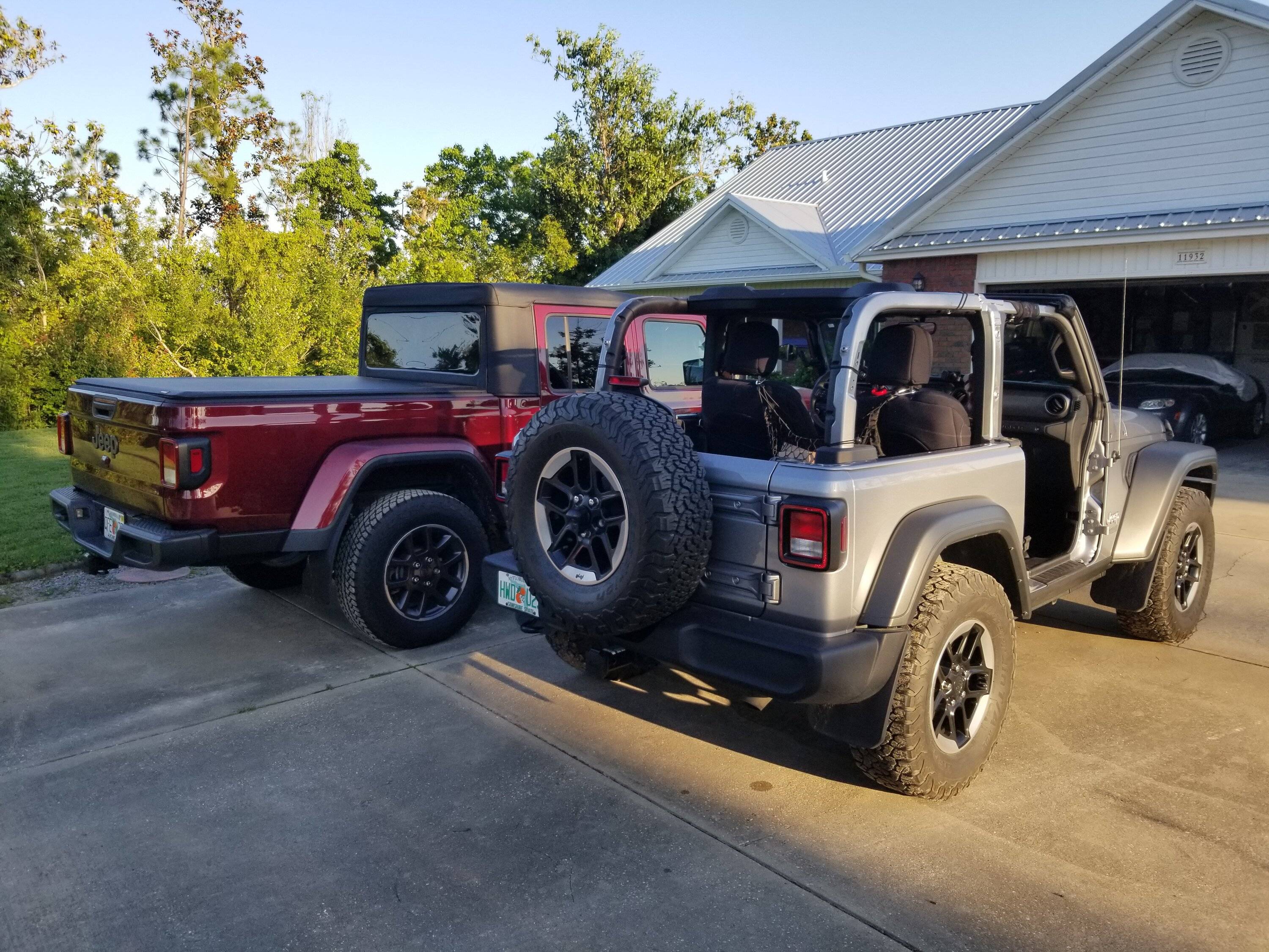 Jeep Gladiator Mud flaps, again 20210514_183135