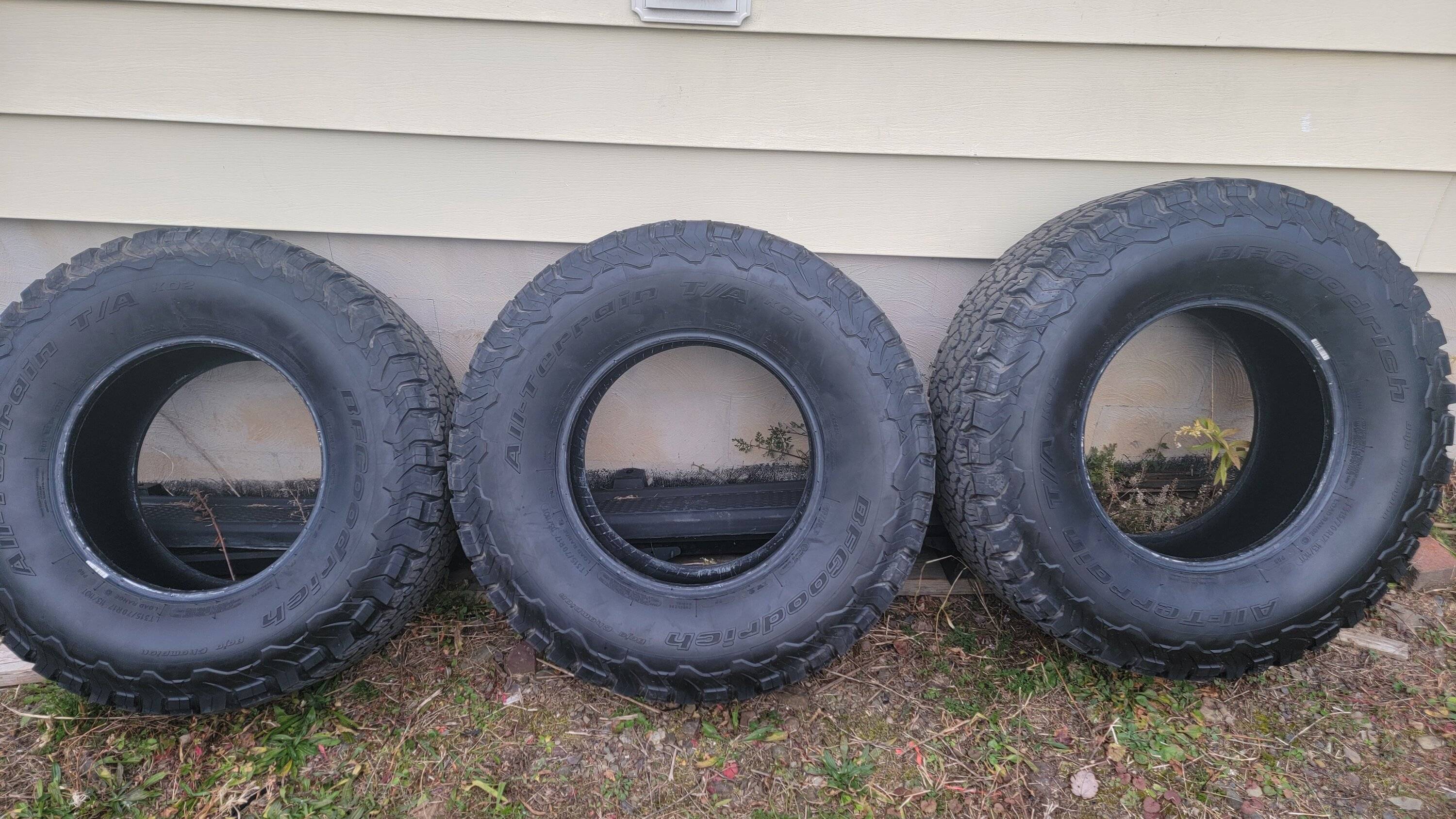 Jeep Gladiator FS set of 3 Bfg 315x70r17 20231112_161050