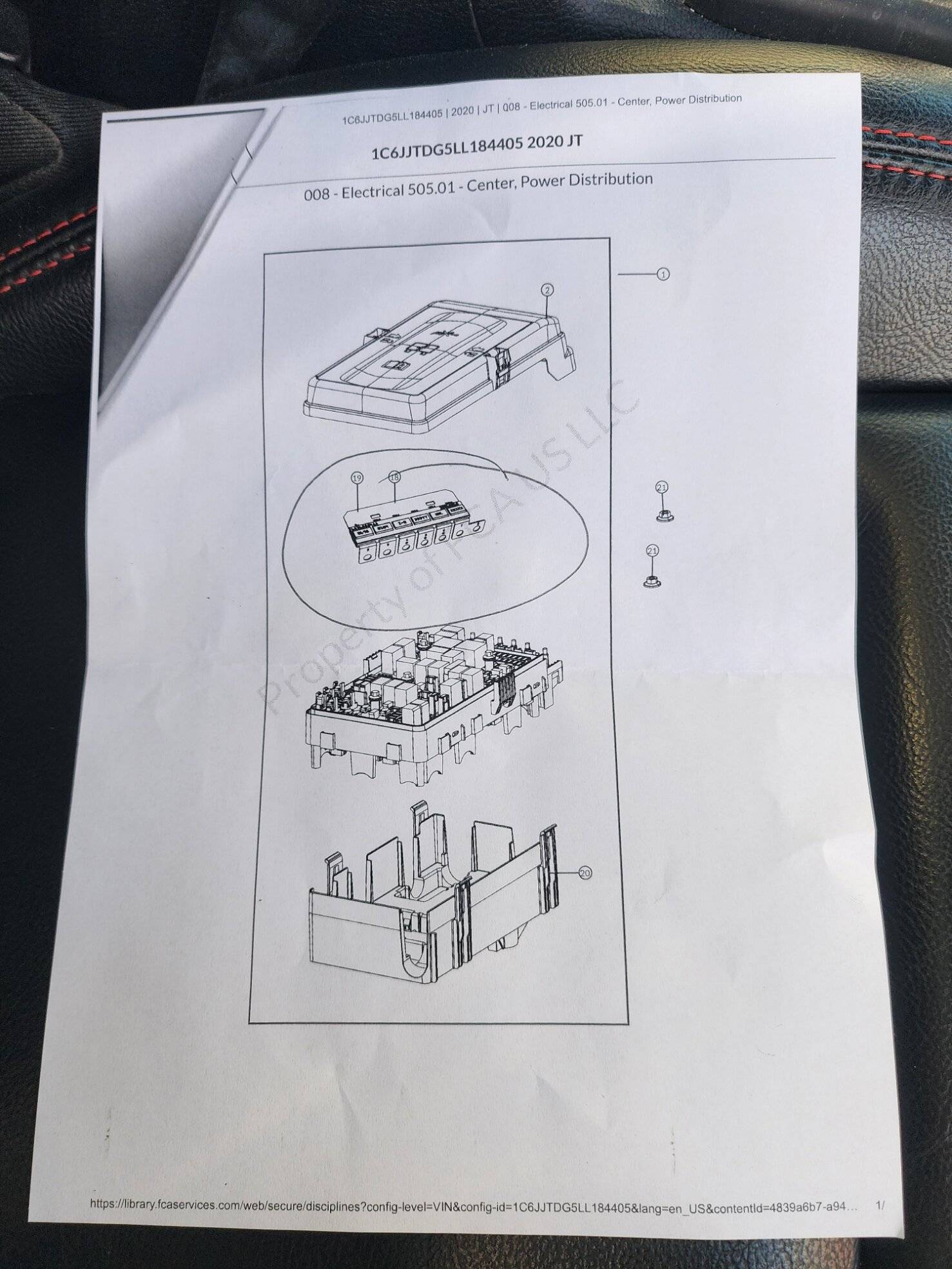 Jeep Gladiator Sudden catastrophic power failure at 13 months 20,000 miles. 20231013_164053