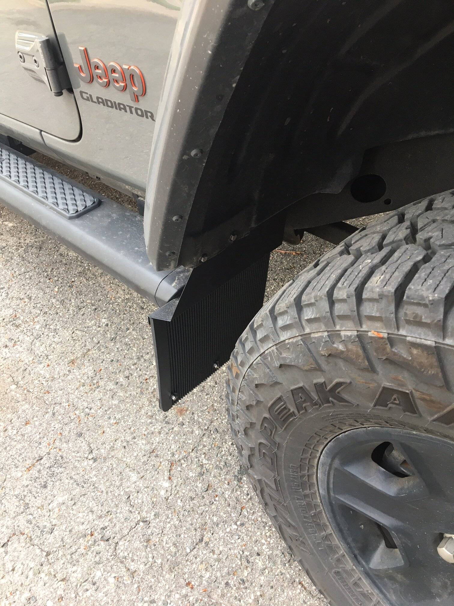 Jeep Gladiator Mud flaps, again Pass Husky Mudflap.JPG