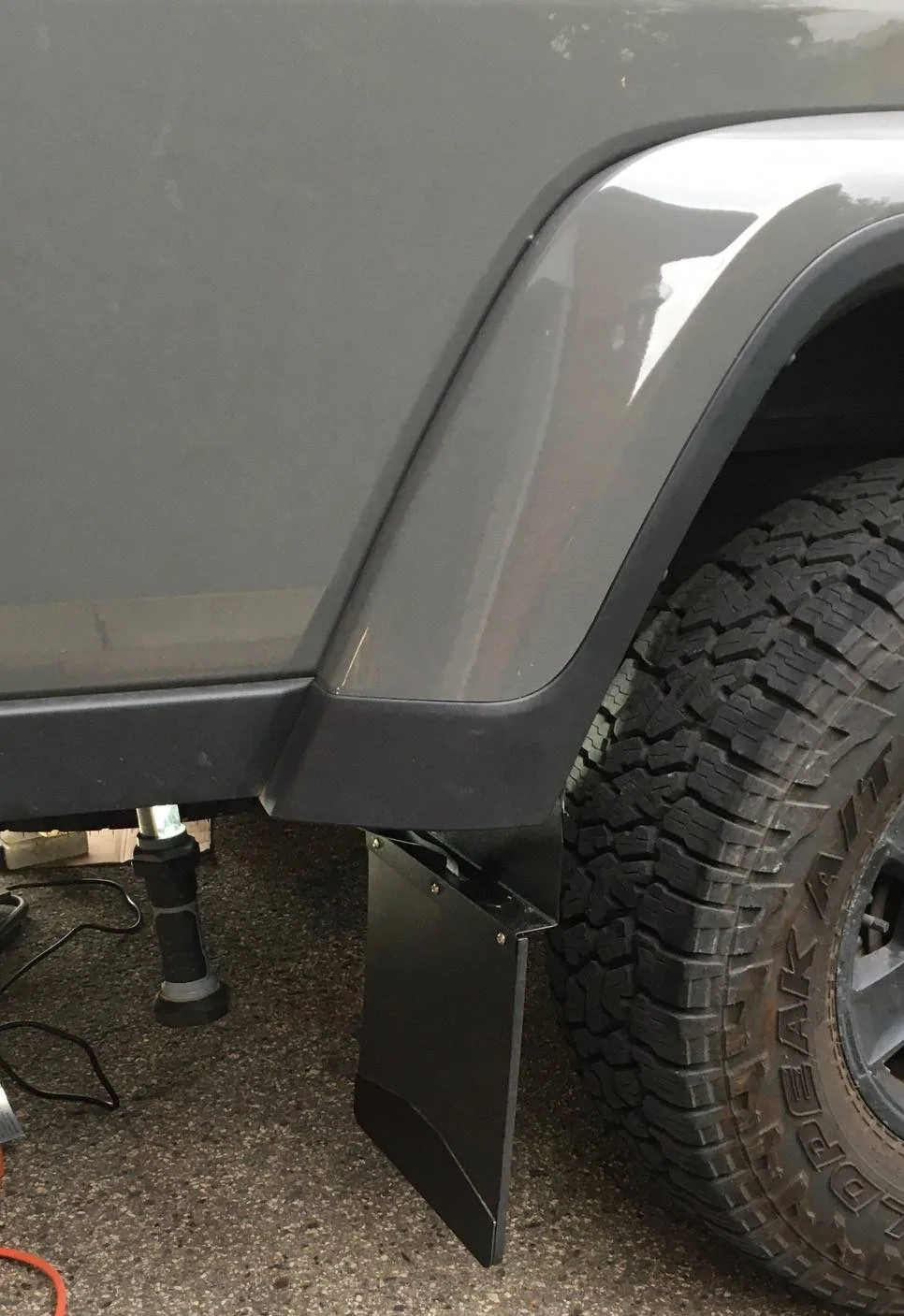 Jeep Gladiator Mud flaps, again Rear Pass Mudfla