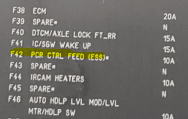 Jeep Gladiator Has anyone done the Aux Battery delete like this? F42-fus