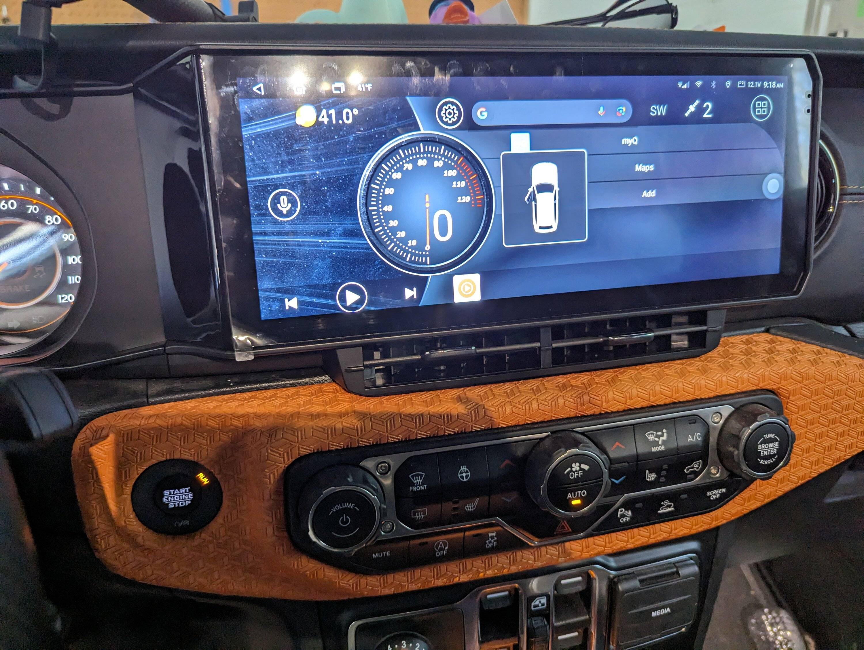 Jeep Gladiator Android head unit similar to 2024 dash 2023-11-18 09.18.03