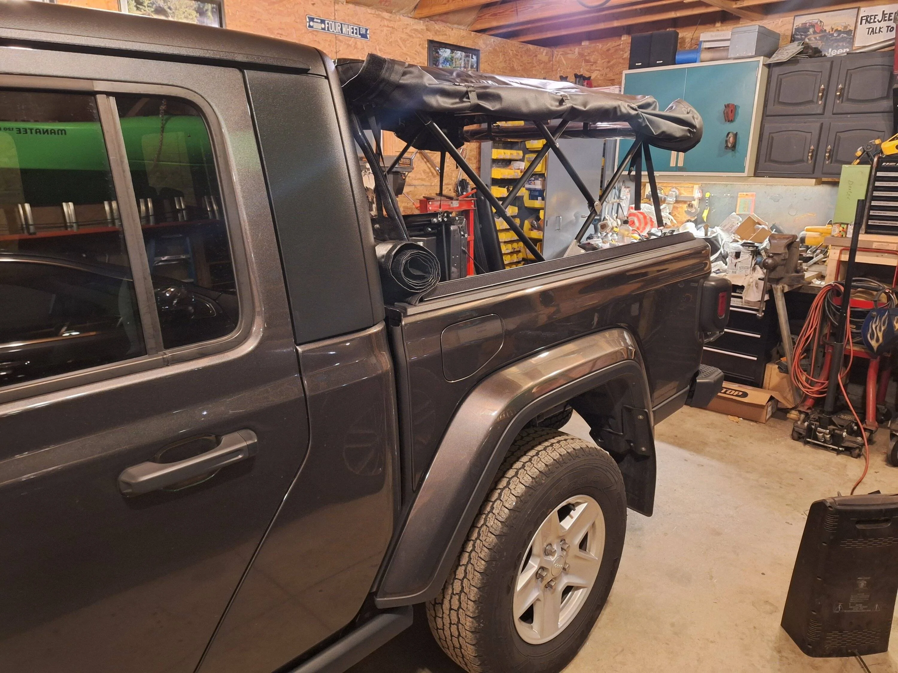 Jeep Gladiator My Experience with The Fas-Top Traveler (combination tonneau and topper) 20231115_214335