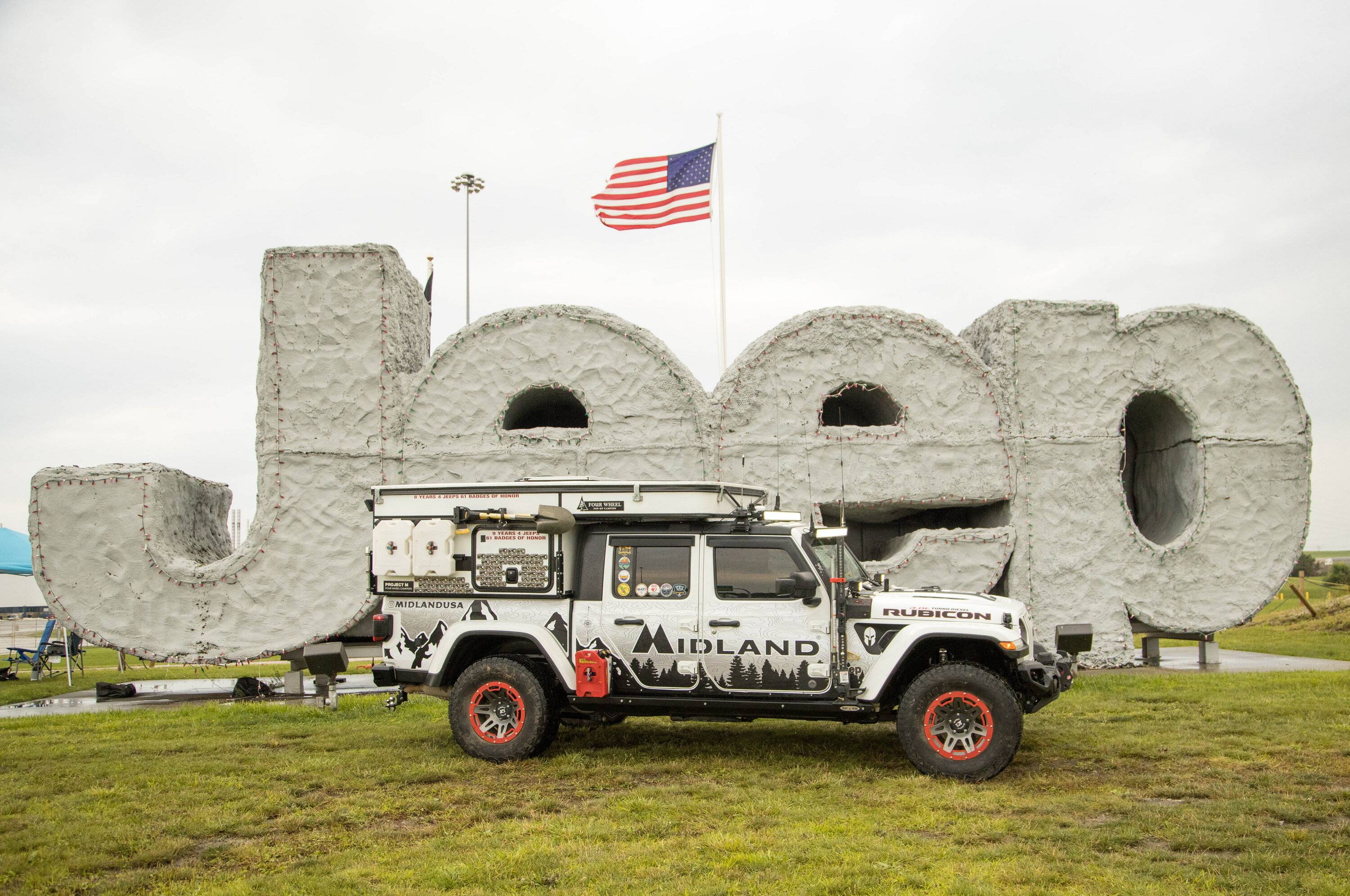 Jeep Gladiator UAW and Stellantis Reach Tentative Agreement Jeep Sign