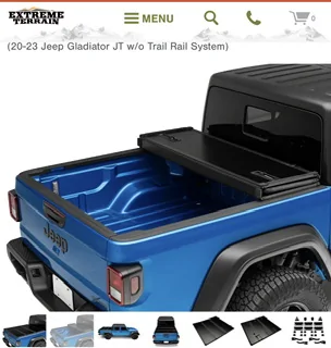 Jeep Gladiator Hard tri-fold tonneau cover. $300 IMG_7696