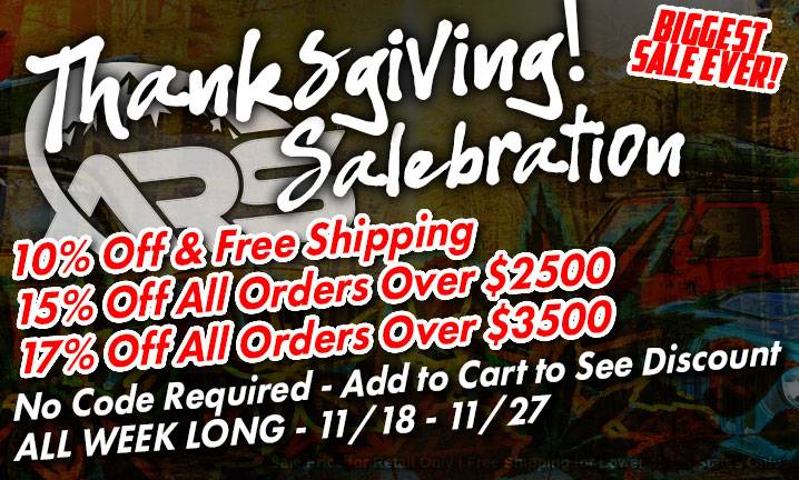 Jeep Gladiator Cargo Rack Savings All Week!   Adventure Rack Systems Thanksgiving Sale-bration! Large-Sales-Block-ARS-BlackFridaySale-Mobile