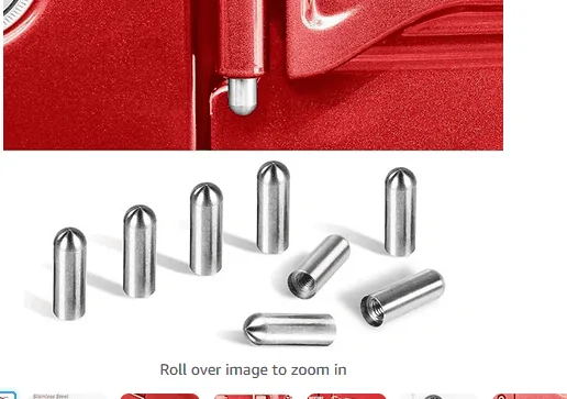 Jeep Gladiator Door Hinge Screws:  Leave 'em off? 1700514791785