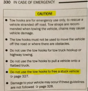Jeep Gladiator Basic recovery gear question Caution