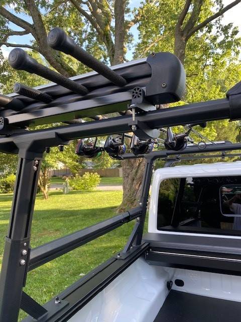 Jeep Gladiator Well this ended up happening Pole Rack