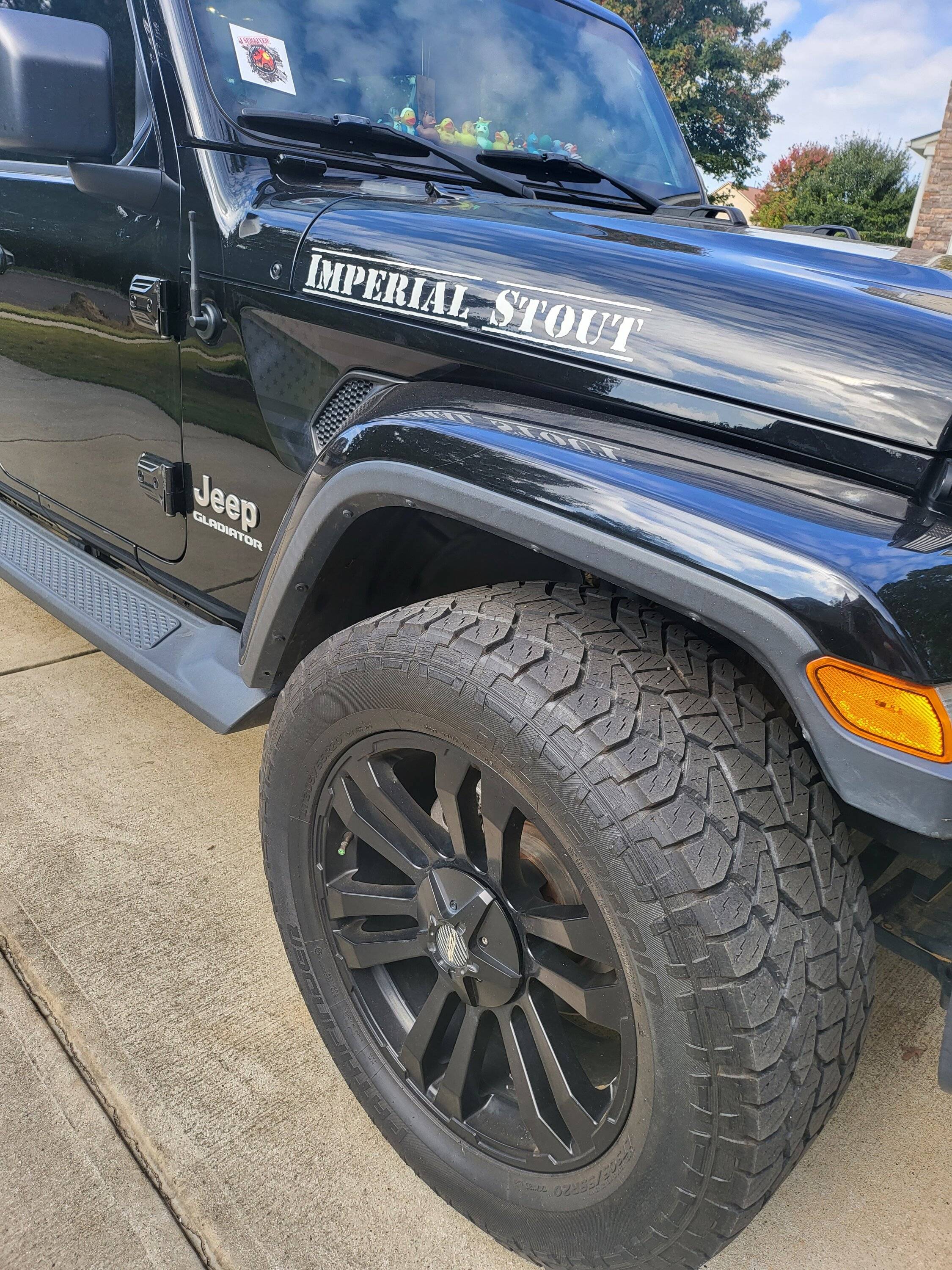 Jeep Gladiator Opinion on name of your jeep decal on hood? 20231005_111451