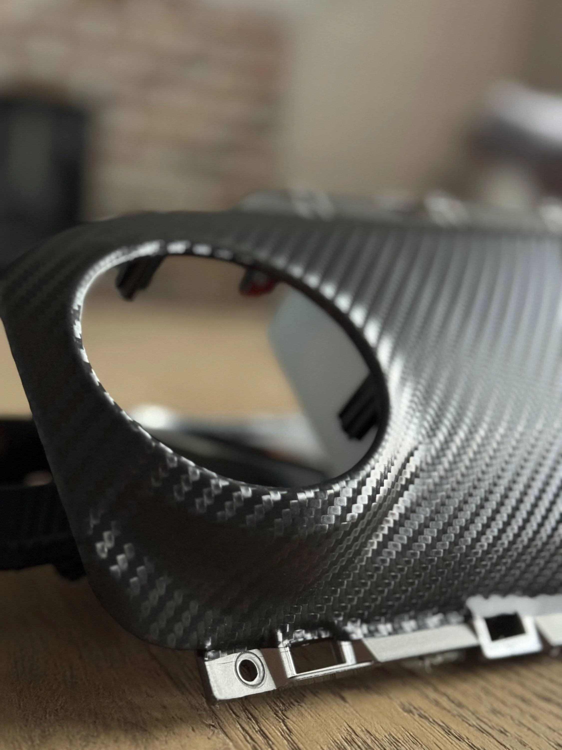 Jeep Gladiator Carbon Fiber Wrapped dash panels IMG_4248