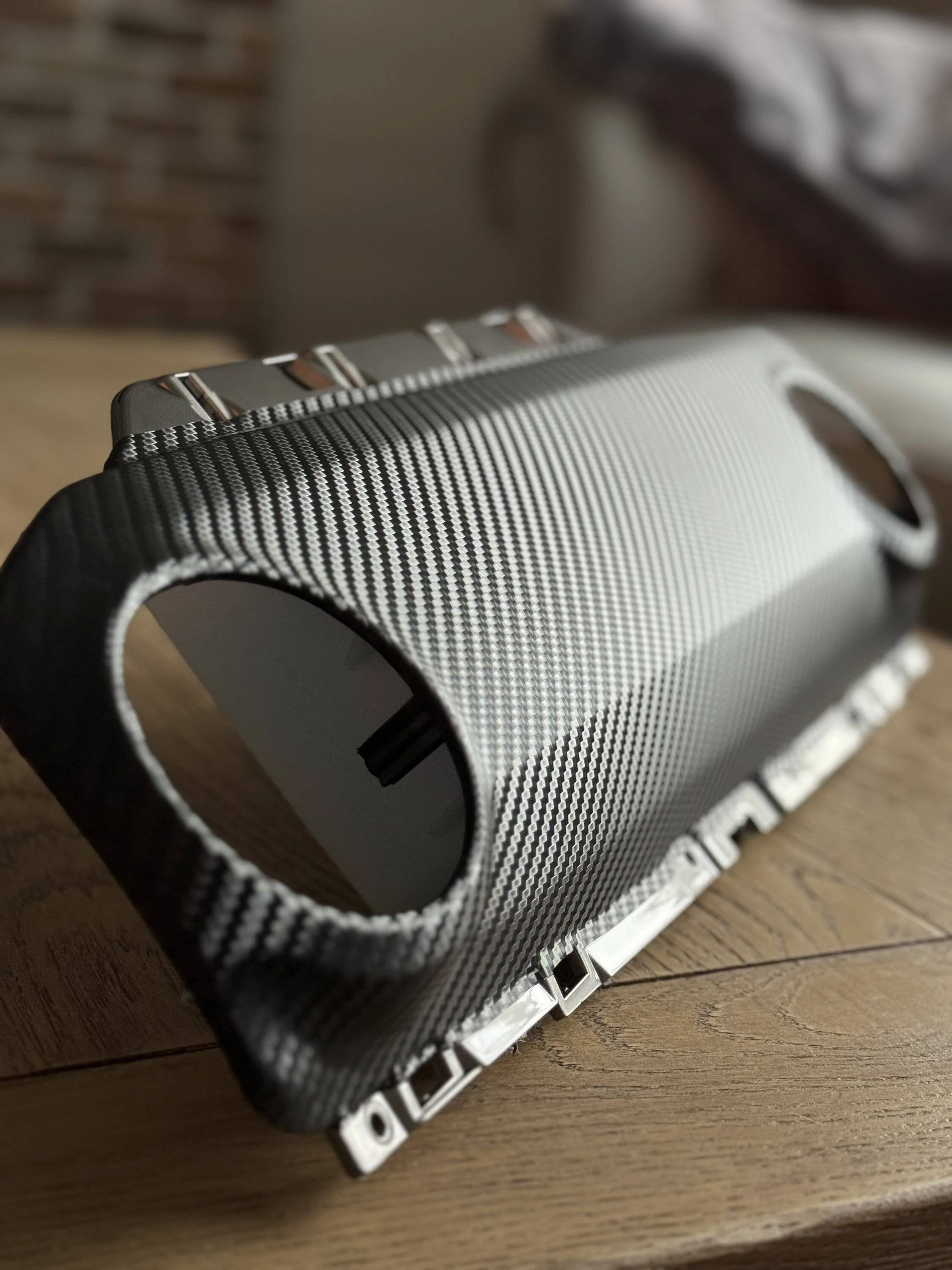 Jeep Gladiator Carbon Fiber Wrapped dash panels IMG_4256