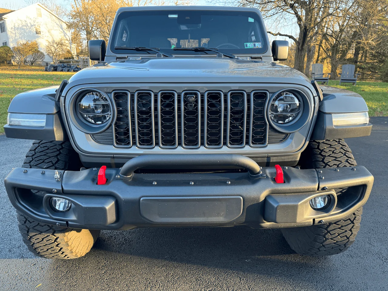 Jeep Gladiator New 2024 grill insert experiment IMG_0400