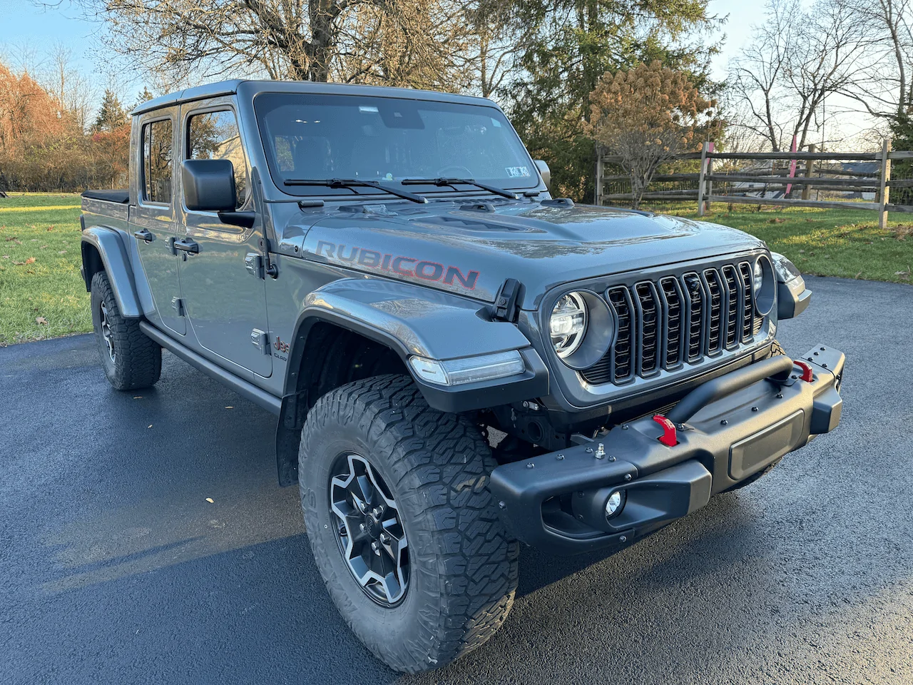 Jeep Gladiator New 2024 grill insert experiment IMG_0392