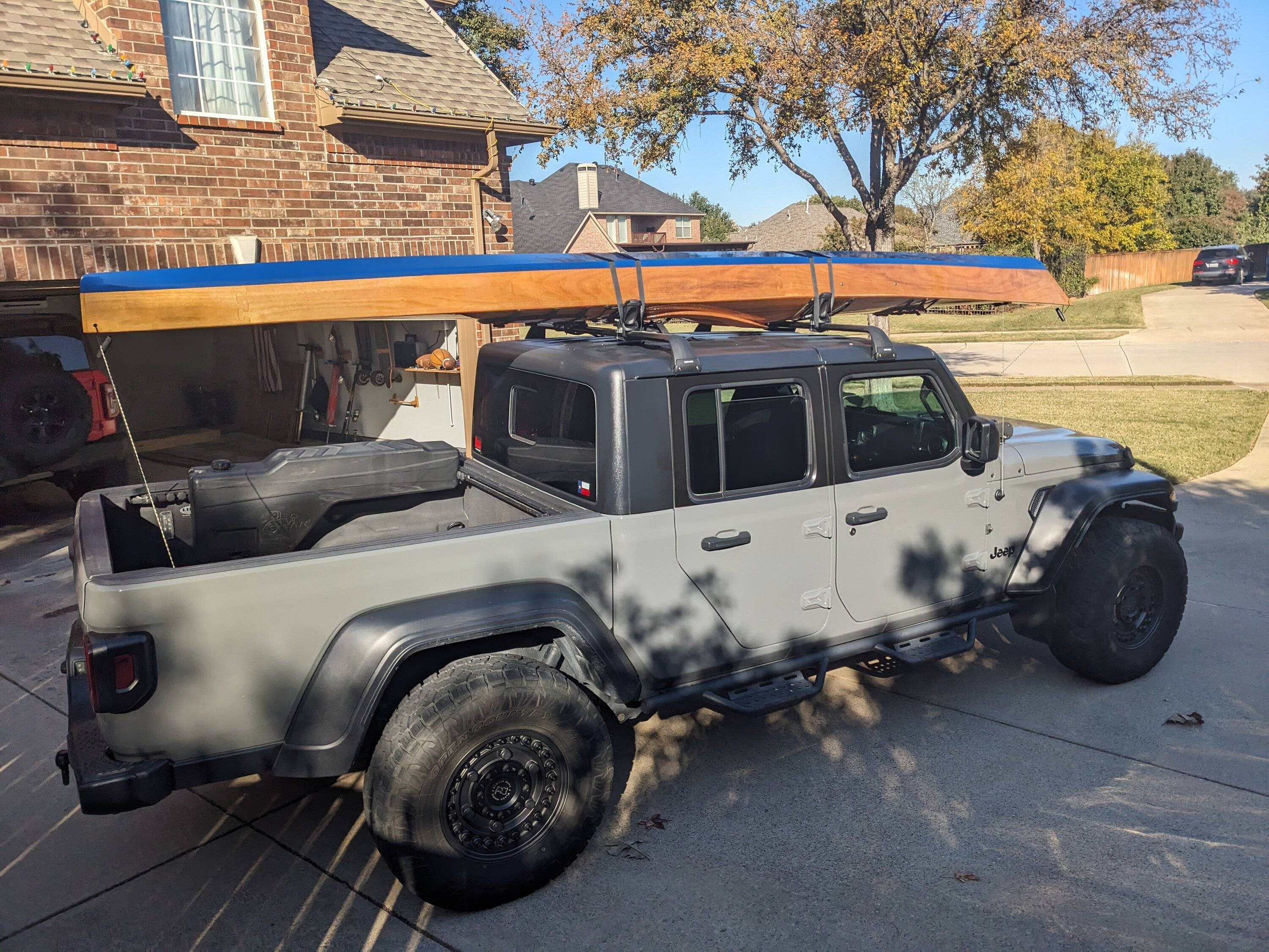 Jeep Gladiator How do you guys carry your kayaks? Kayak truck to