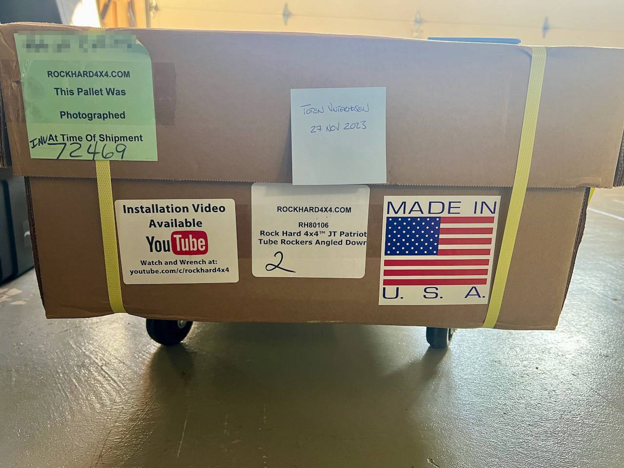 Jeep Gladiator NIB - Rock Hard 4x4 Patriot Sliders (Angled Down version) - $750 IMG_0193