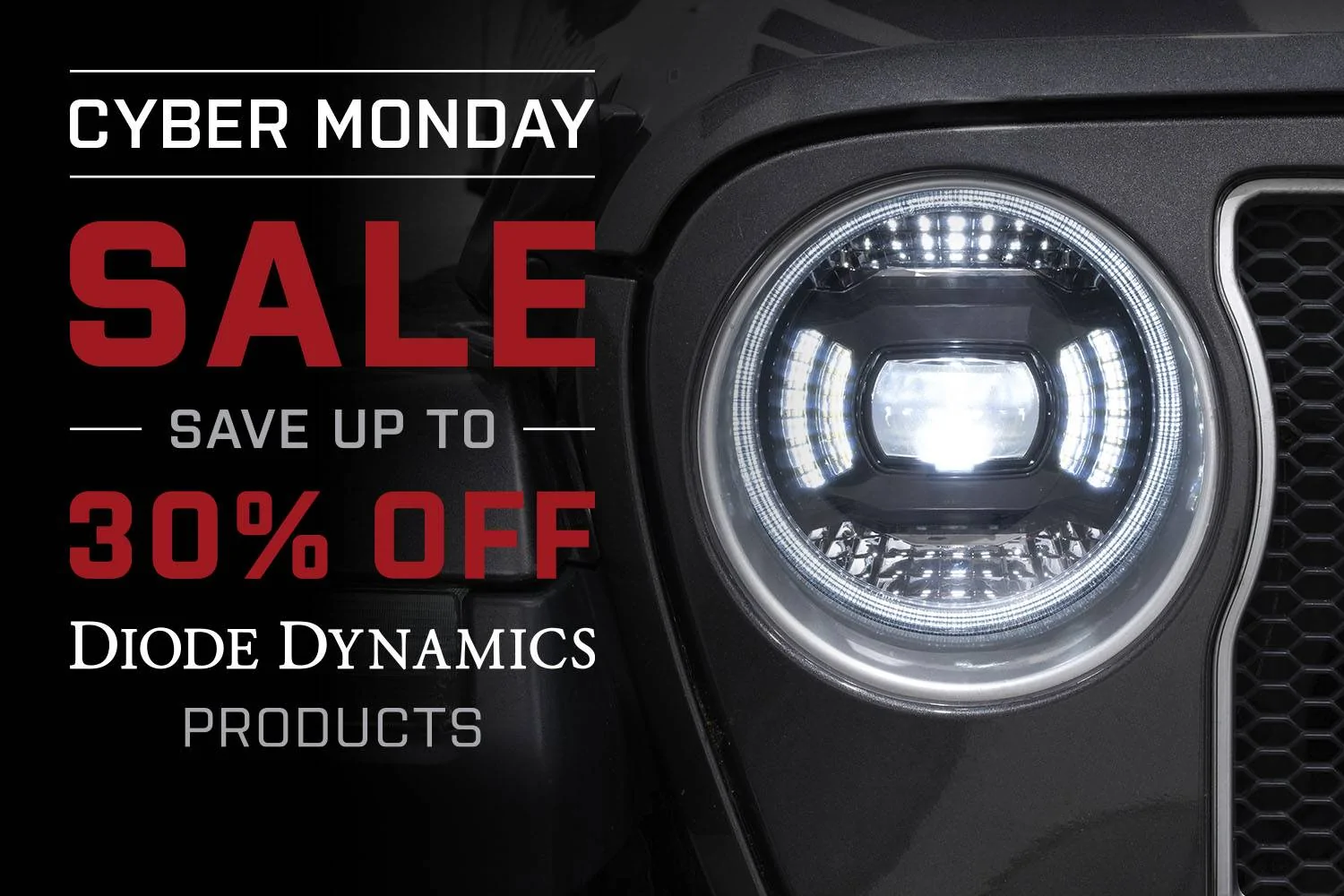 Jeep Gladiator Cyber Monday Sale | 11/27-12/1 | Diode Dynamics VJUraat