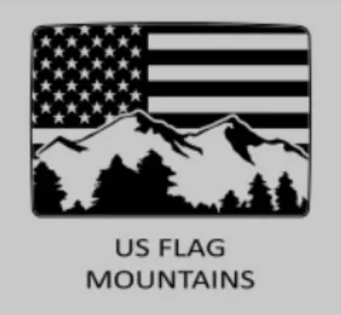 Jeep Gladiator What Did You Do FOR Your Gladiator Today? Rear Flag:Mtns