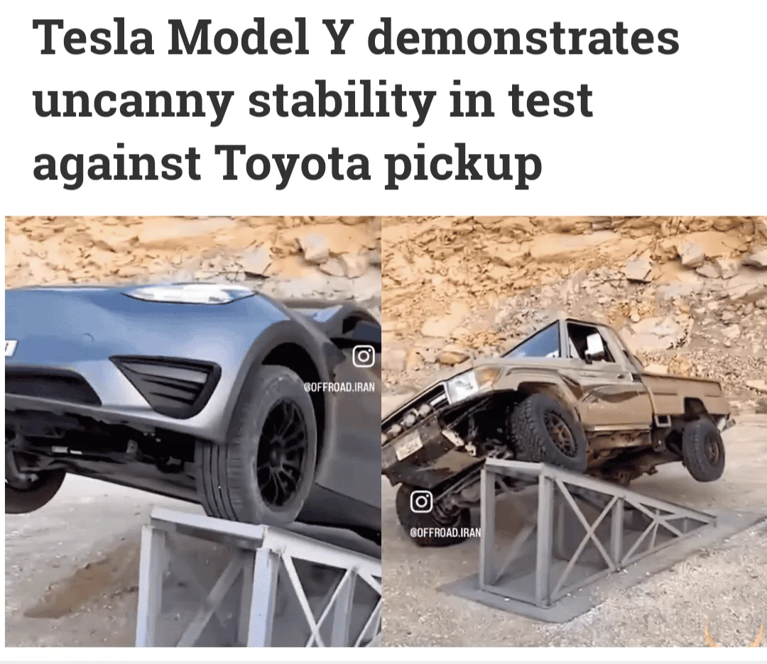 Jeep Gladiator Tesla Model Y dominates RTI test ? Screenshot_20231127-231934