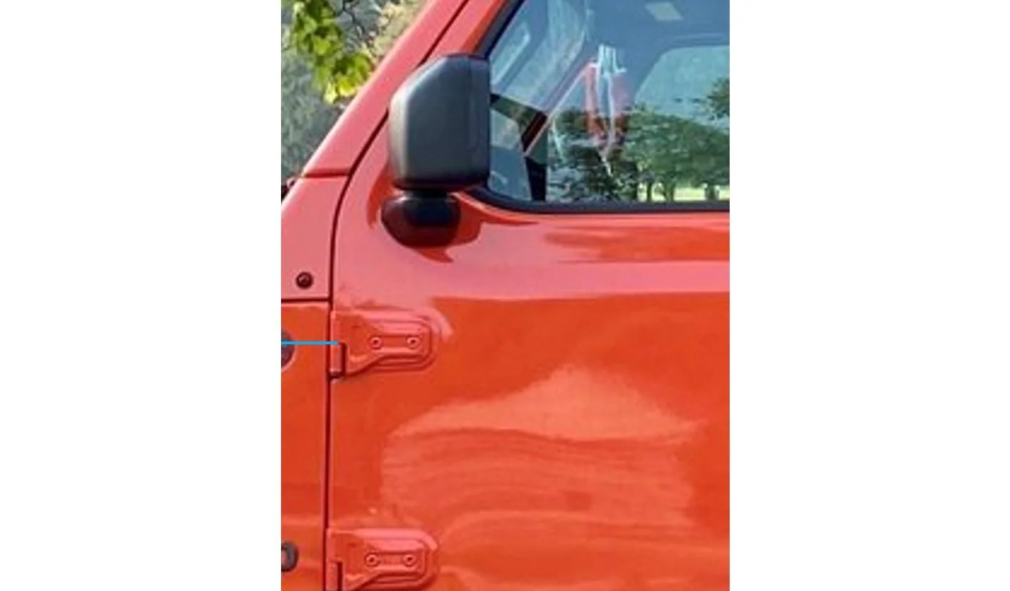 Jeep Gladiator Need help with door measurements... Hinge Close UP