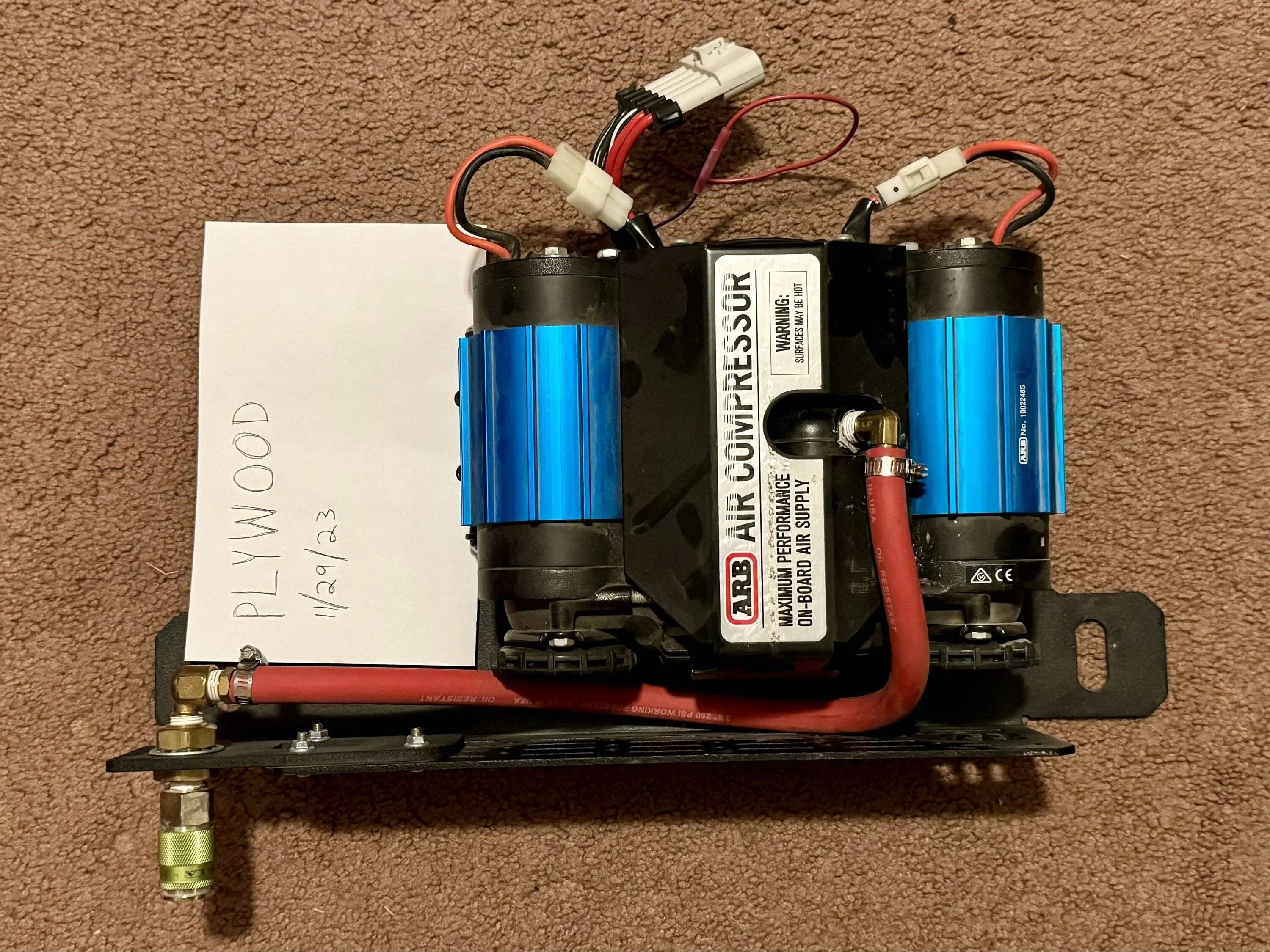 Jeep Gladiator ARB TWIN COMPRESSOR W/ 813FAB MOUNT IMG_0902