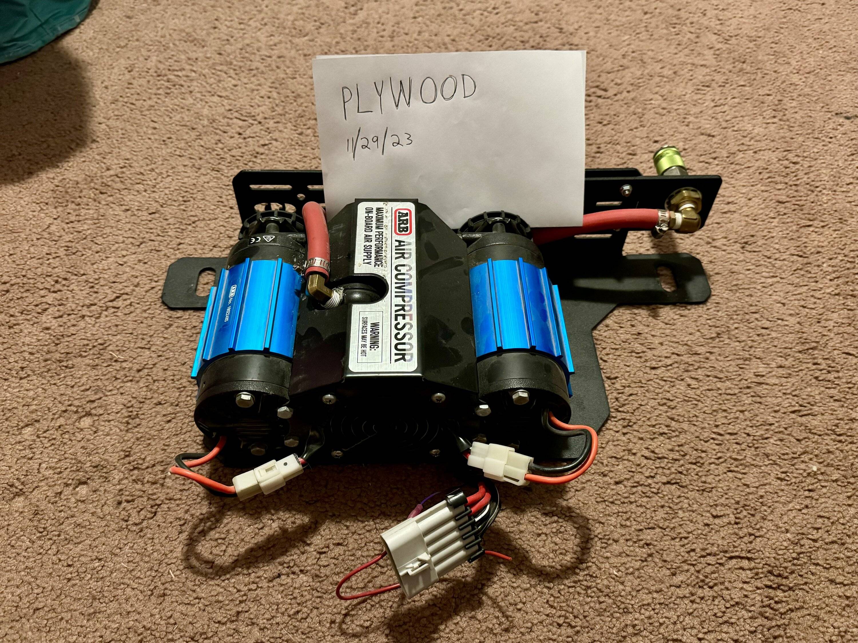 Jeep Gladiator ARB TWIN COMPRESSOR W/ 813FAB MOUNT IMG_0903