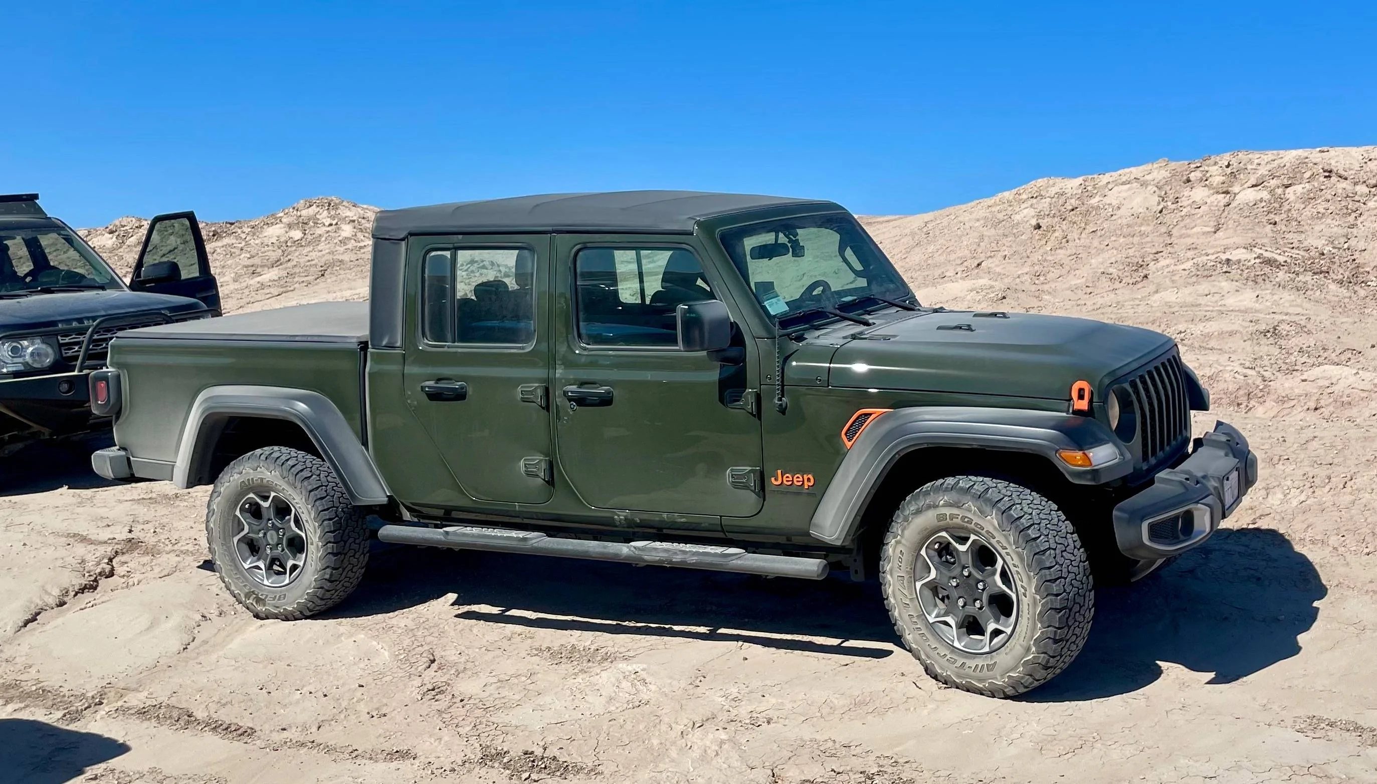 Jeep Gladiator New Katzkin Tangerine Leather Interior JeepOutside - 1