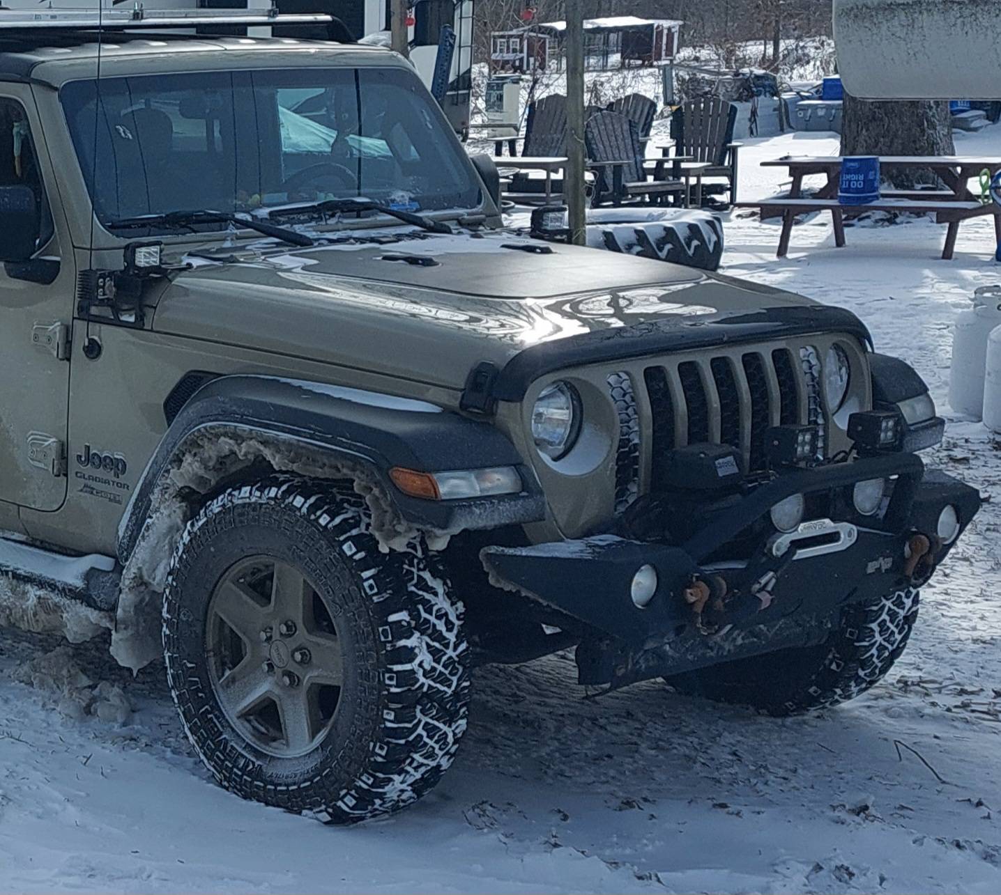 Jeep Gladiator SNOW & LED HEADLIGHT issues 20231130_000828