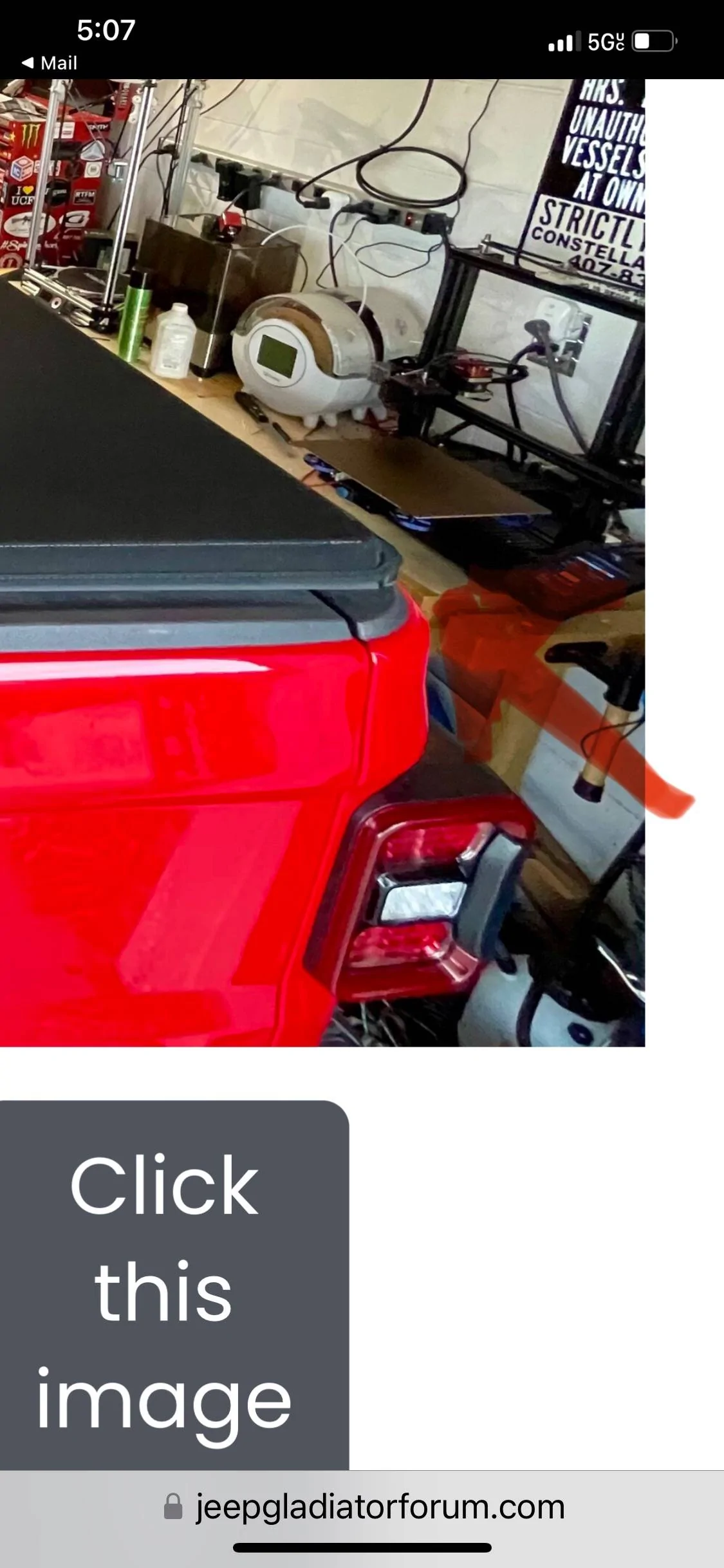 Jeep Gladiator TWILL Material Tonneau cover IMG_5028