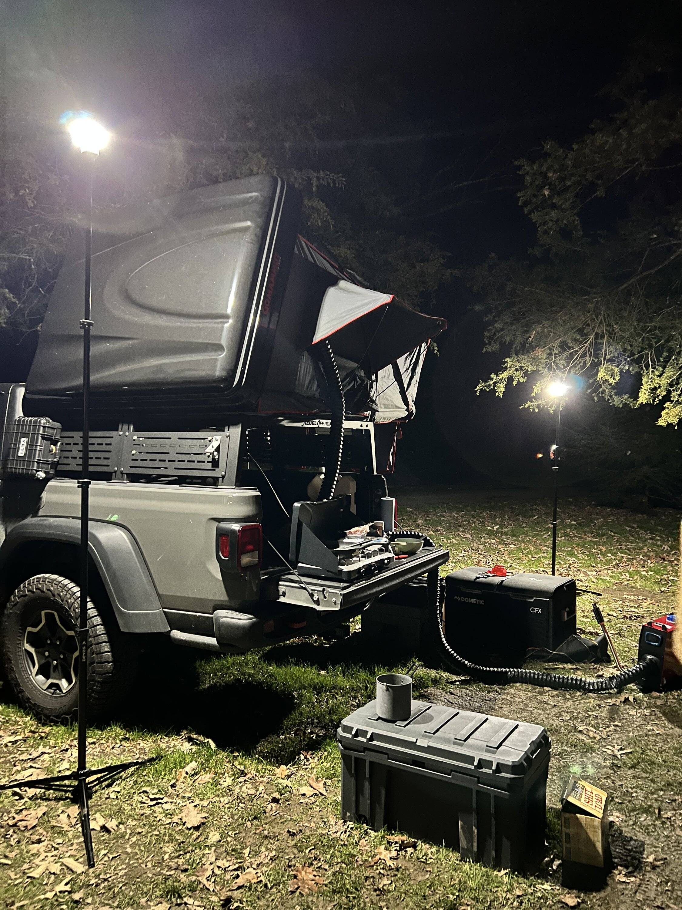 Jeep Gladiator Heating options in your tent (RTT or ground) IMG_7525