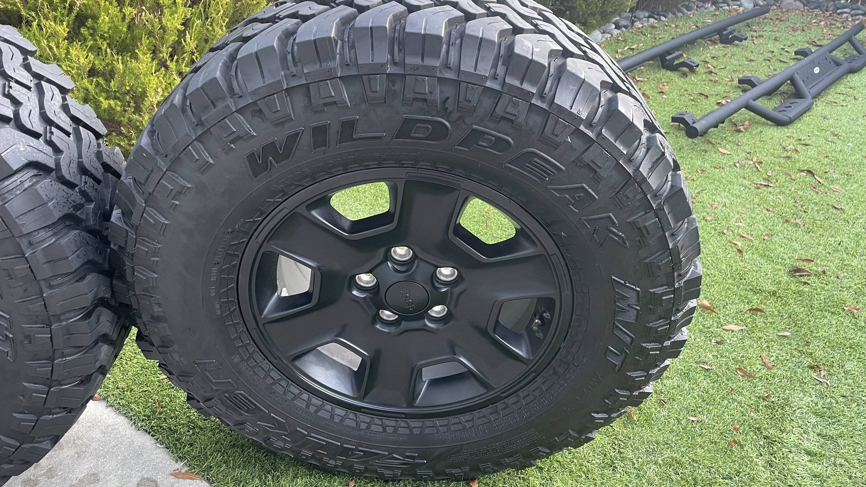 Jeep Gladiator 5 OEM Mojave wheels and Falken MT tires 9k miles San Jose IMG_6196