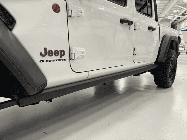 Jeep Gladiator OEM rock rails off a brand new Mojave IMG_4029
