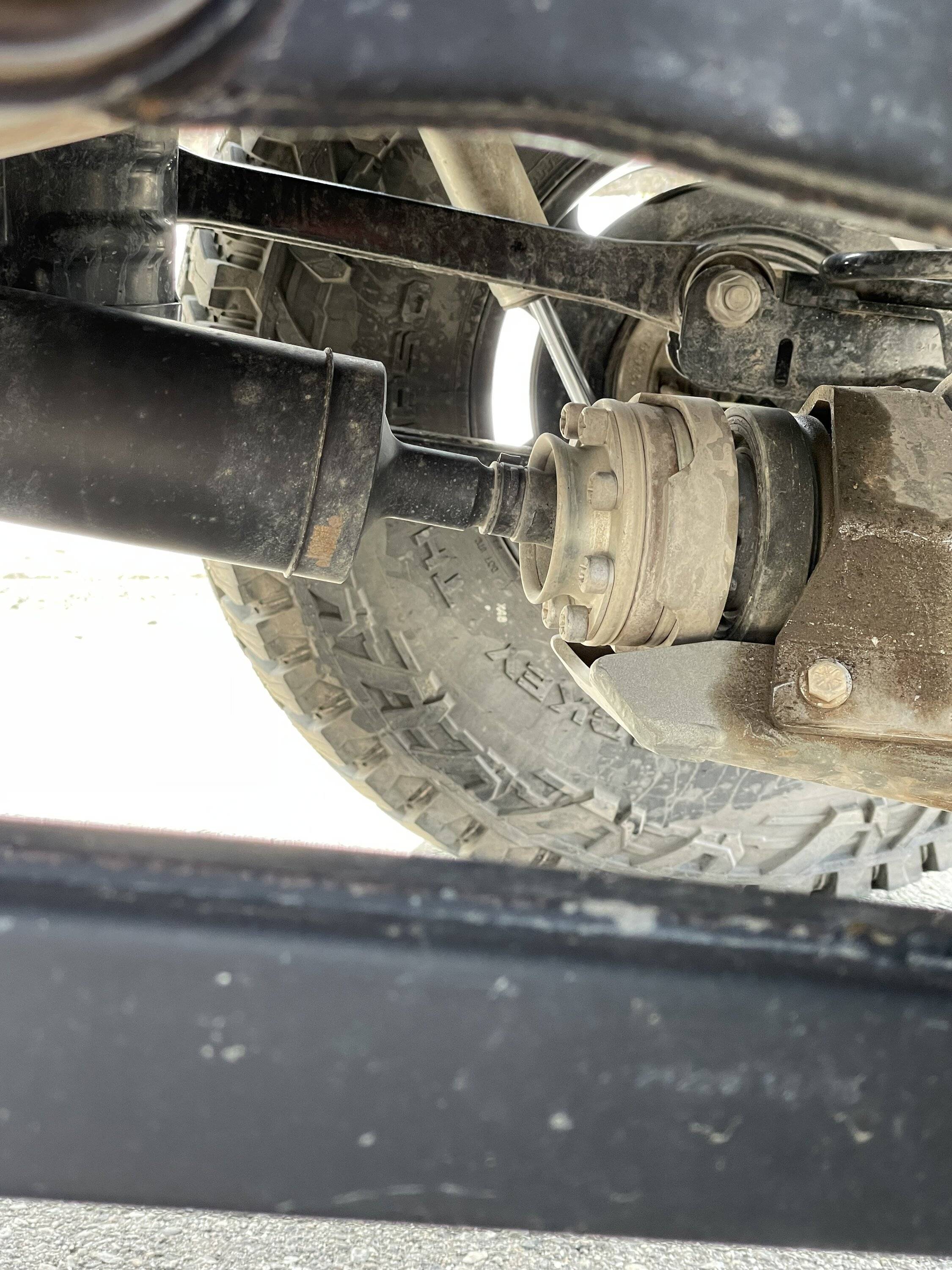 Jeep Gladiator So let’s talk about driveshaft spacers IMG_2502