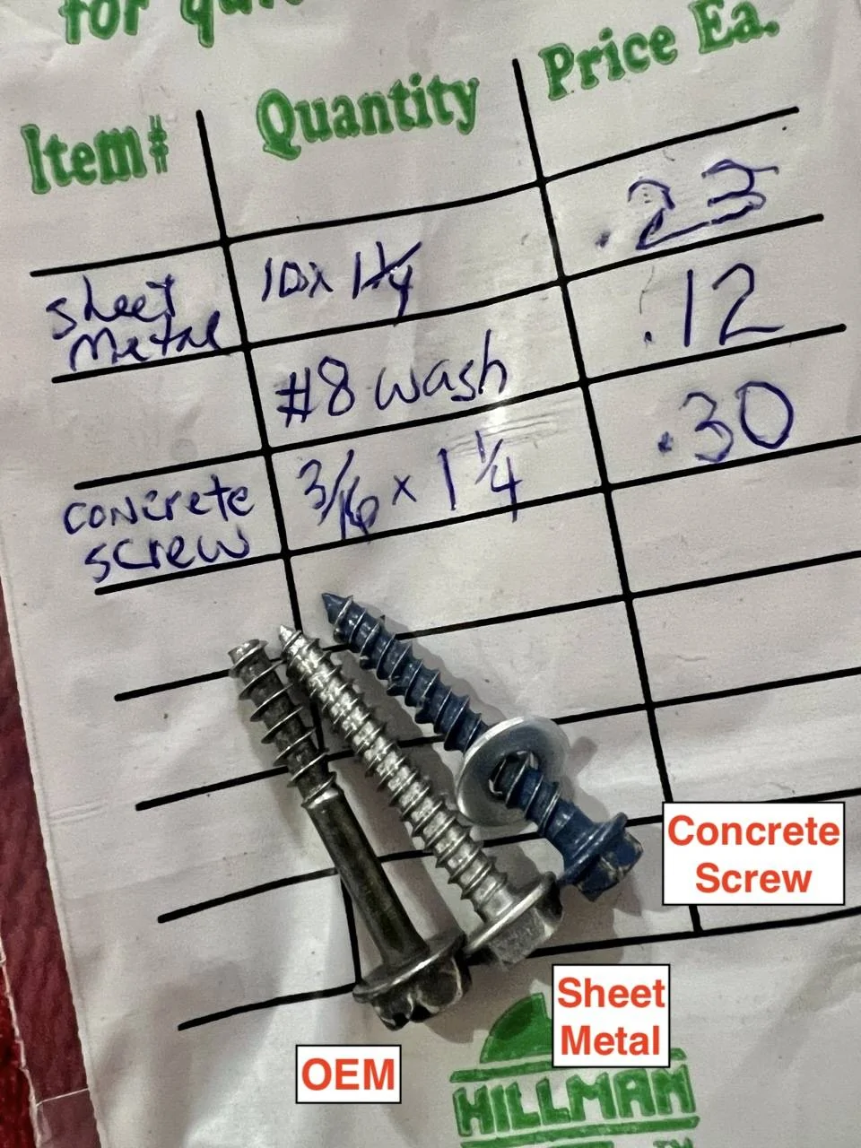 Jeep Gladiator Air Filter Box Screws.... Gladiator air box screw-1