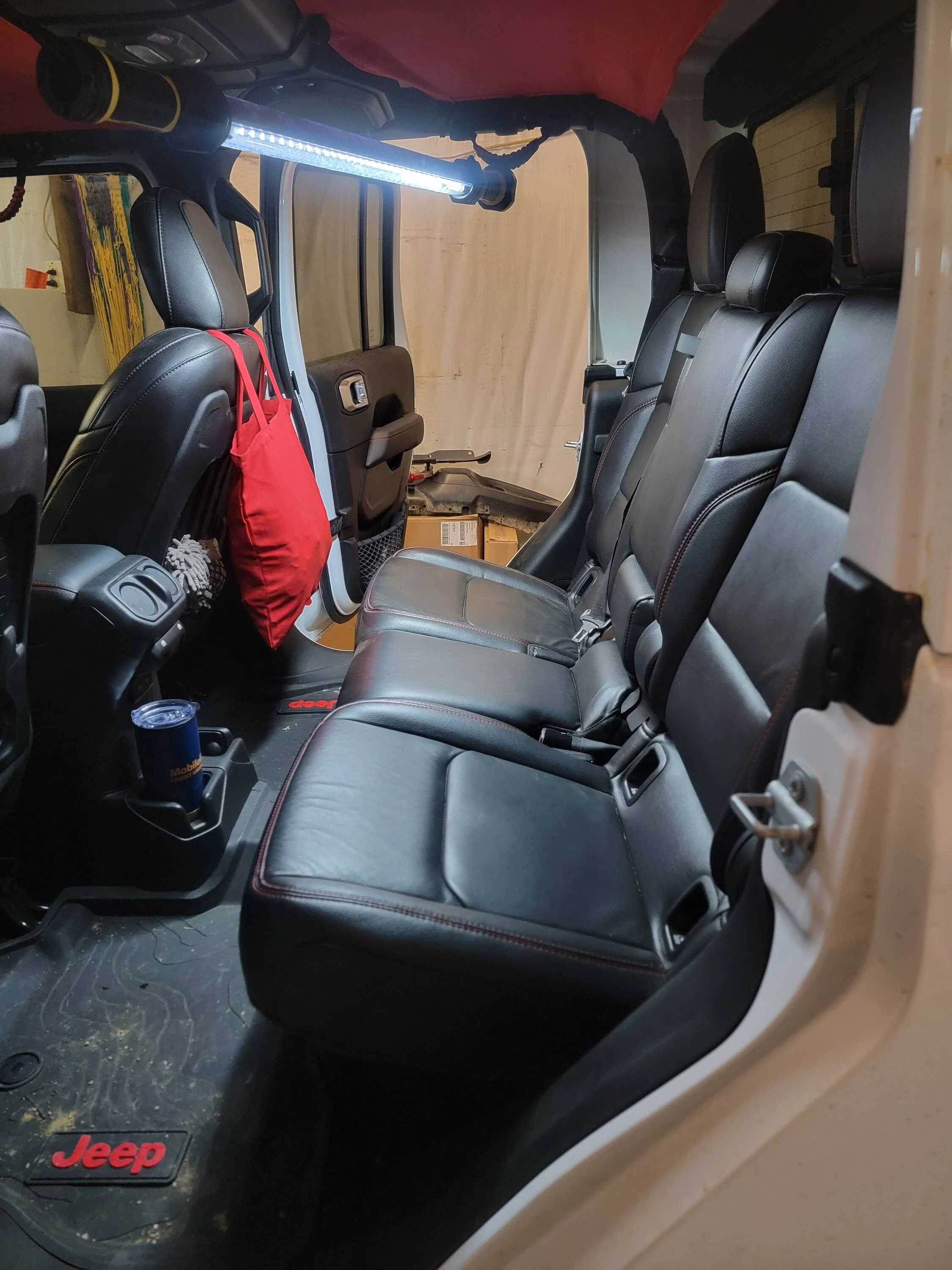 Jeep Gladiator Delete rear seat this weekend 20231201_223636