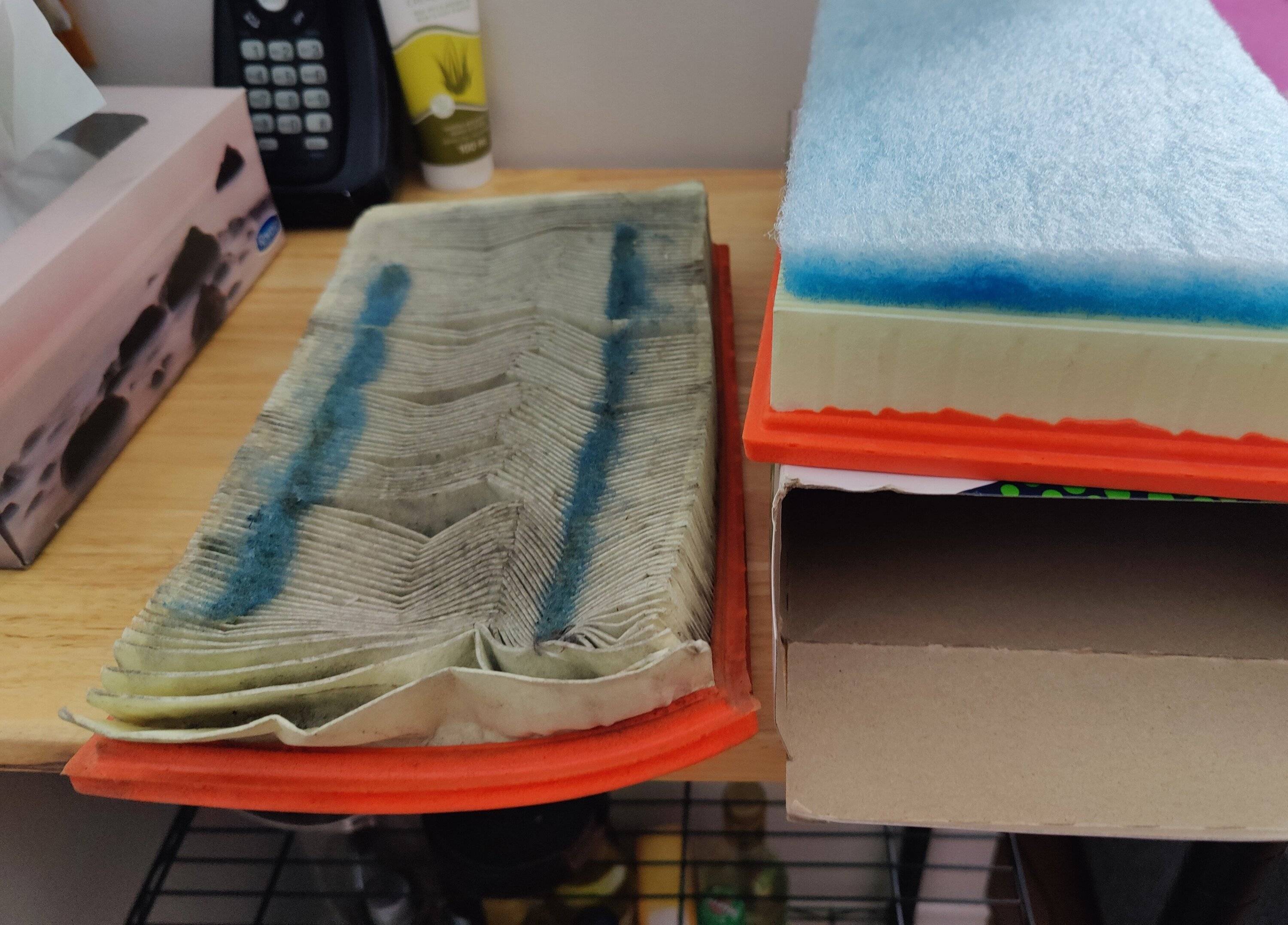 Jeep Gladiator Air filter foam went through intake. IMG20231204124341