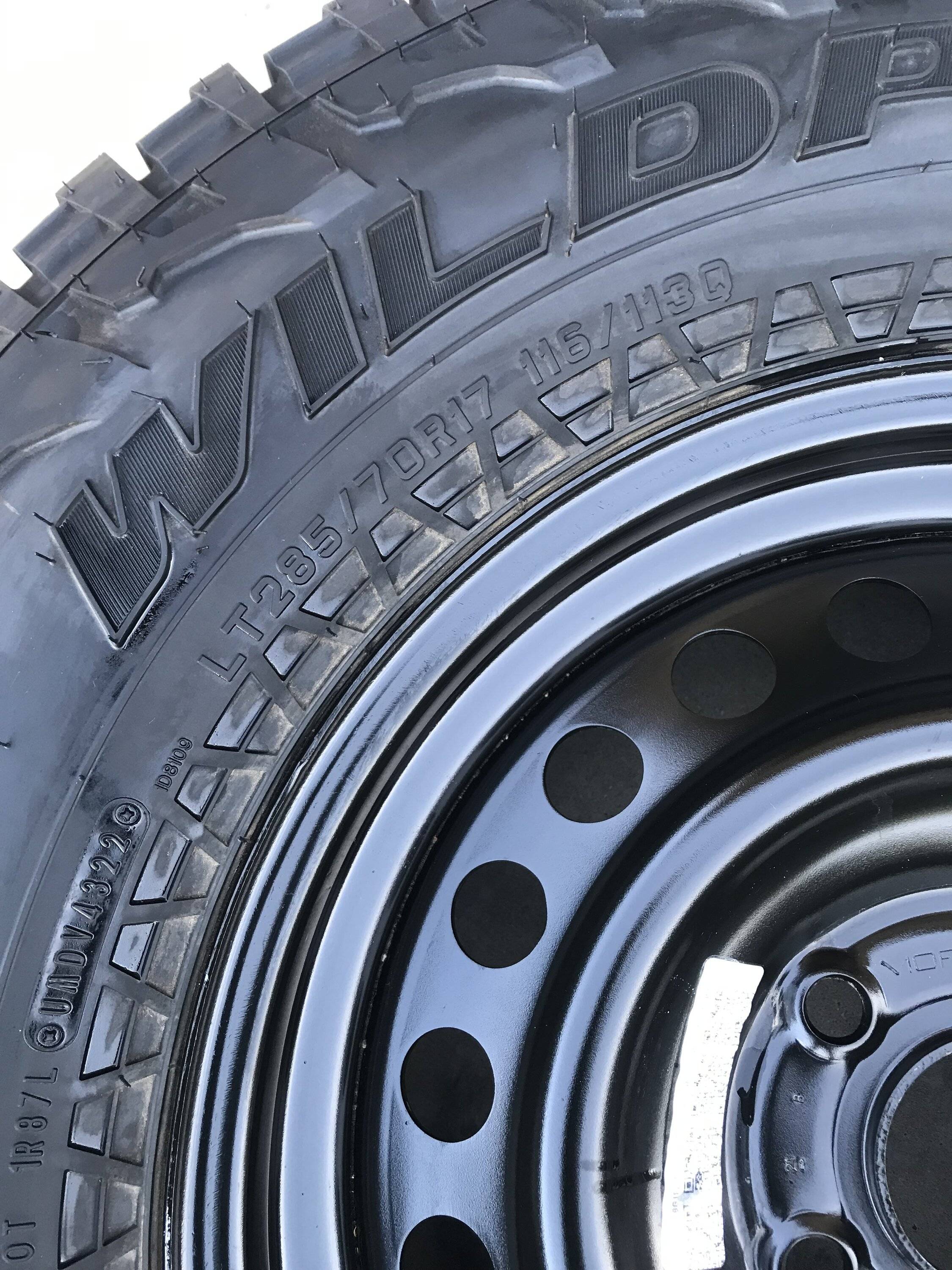 Jeep Gladiator Wildpeak AT3W 33in 285/70R17 1 Spare Rim And Tire IMG_6986