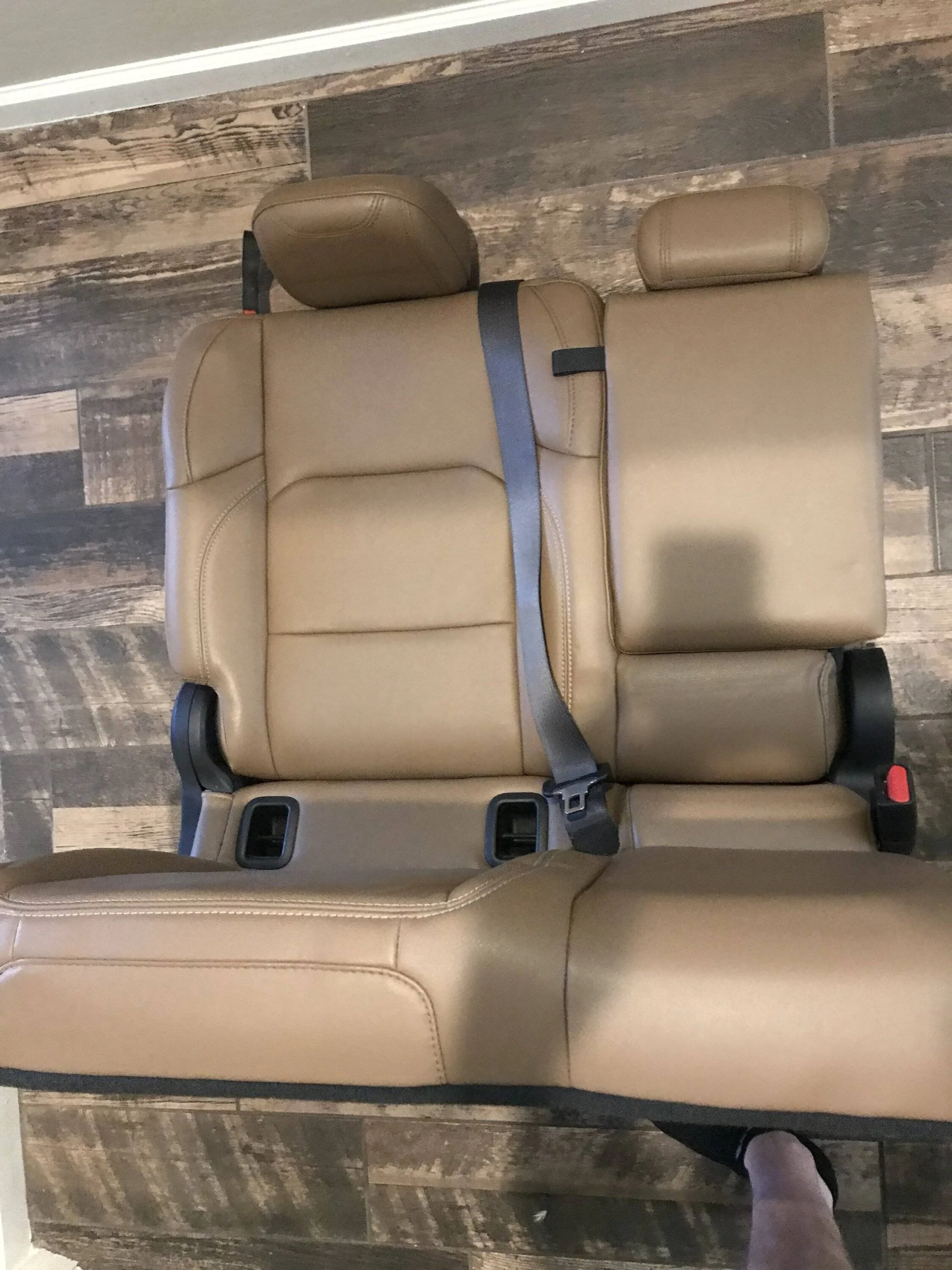 Jeep Gladiator Jeep Gladiator Dark Saddle Leather Front Seat Skins and Rear Complete IMG_6915