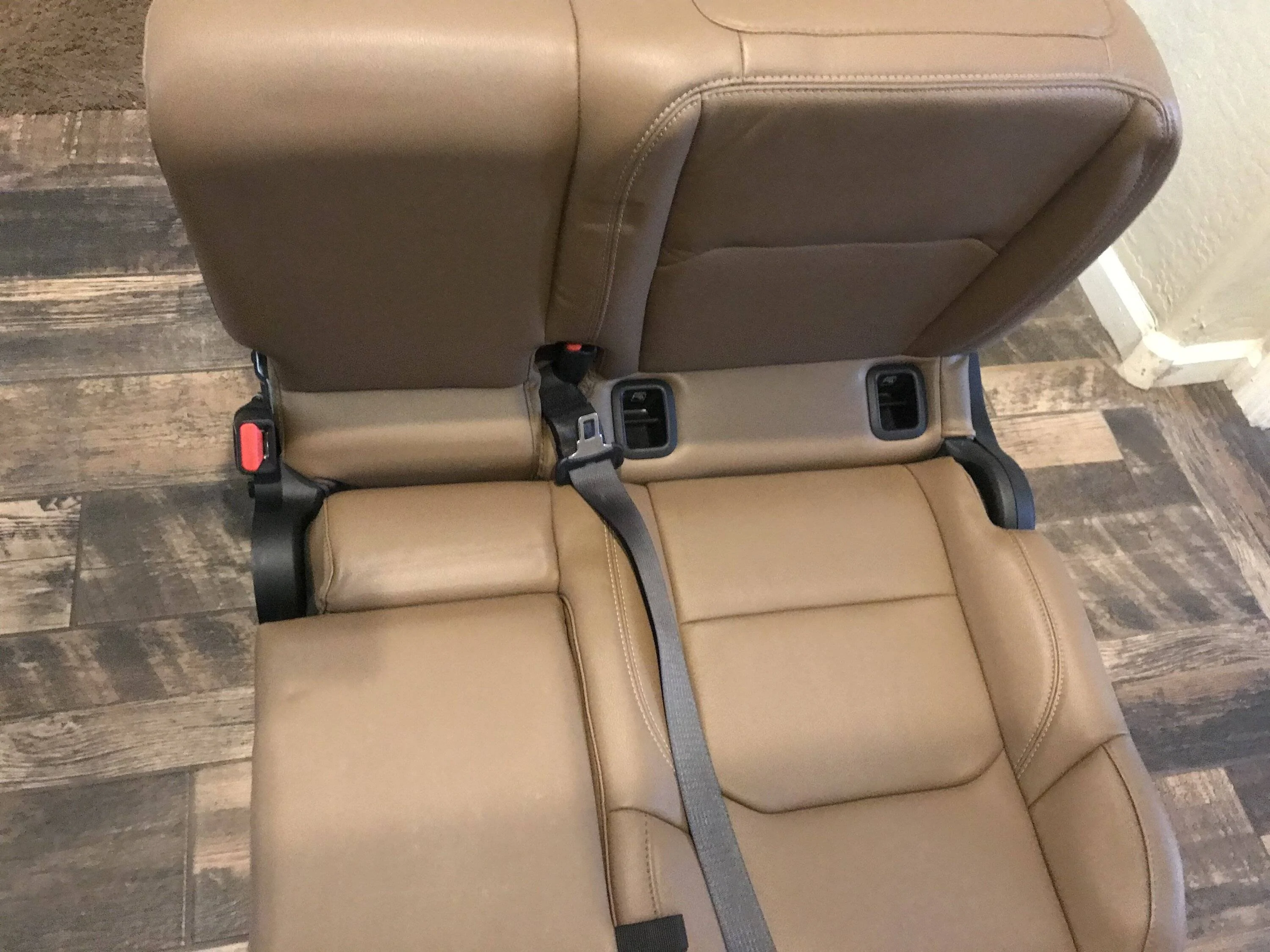 Jeep Gladiator Jeep Gladiator Dark Saddle Leather Front Seat Skins and Rear Complete IMG_6916